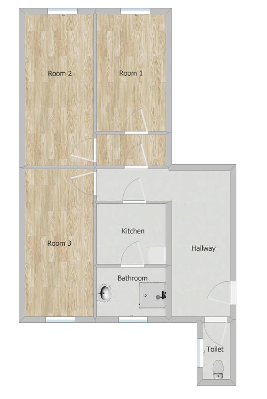 Single room Vienna, 1 bed, 8m² — photo 4