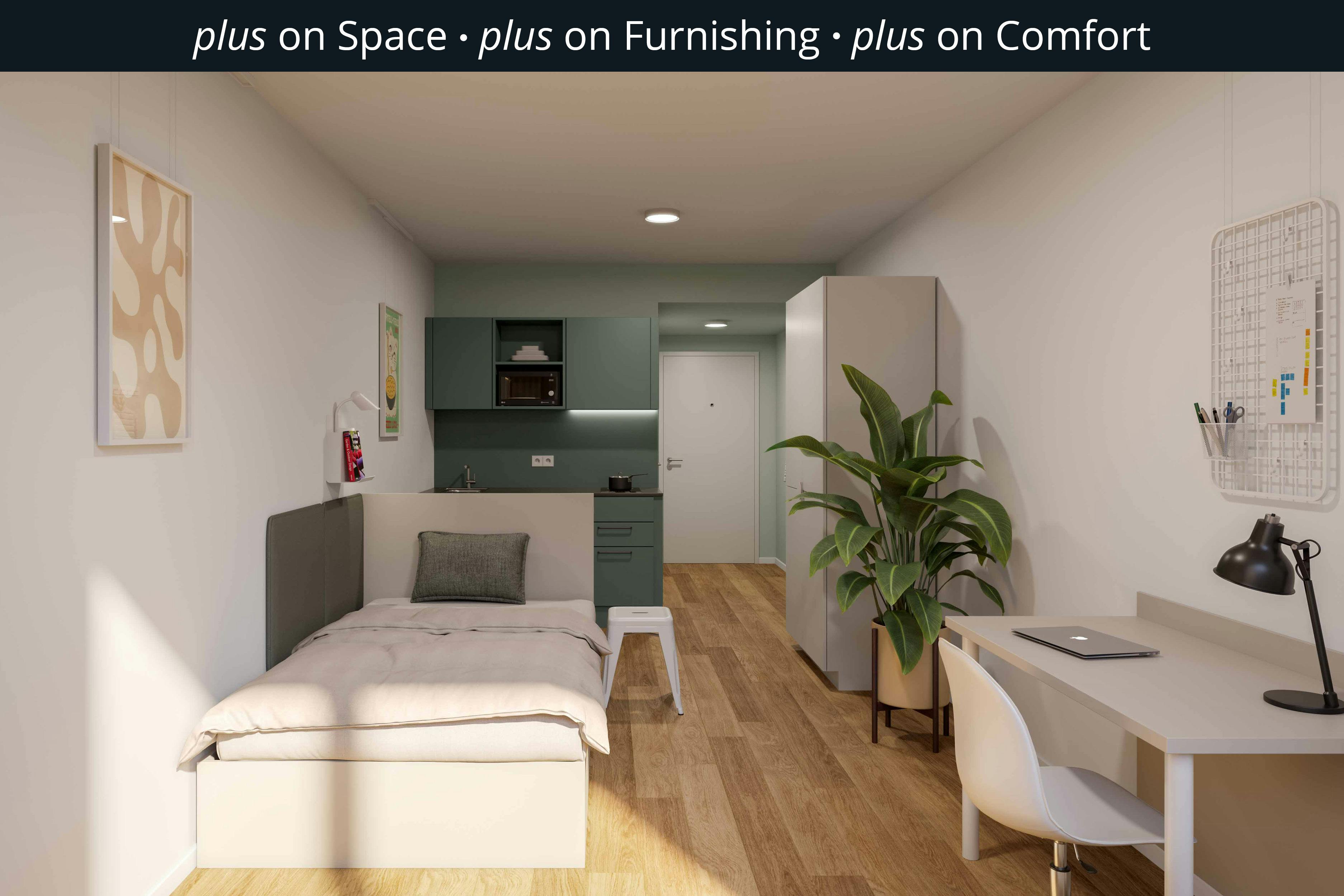 Studio for rent for €1,359 per month in Berlin, Köpenicker Straße