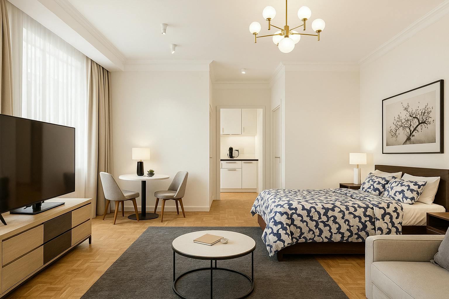 Studio te huur voor € 950 per maand in Antwerpen, Montebellostraat