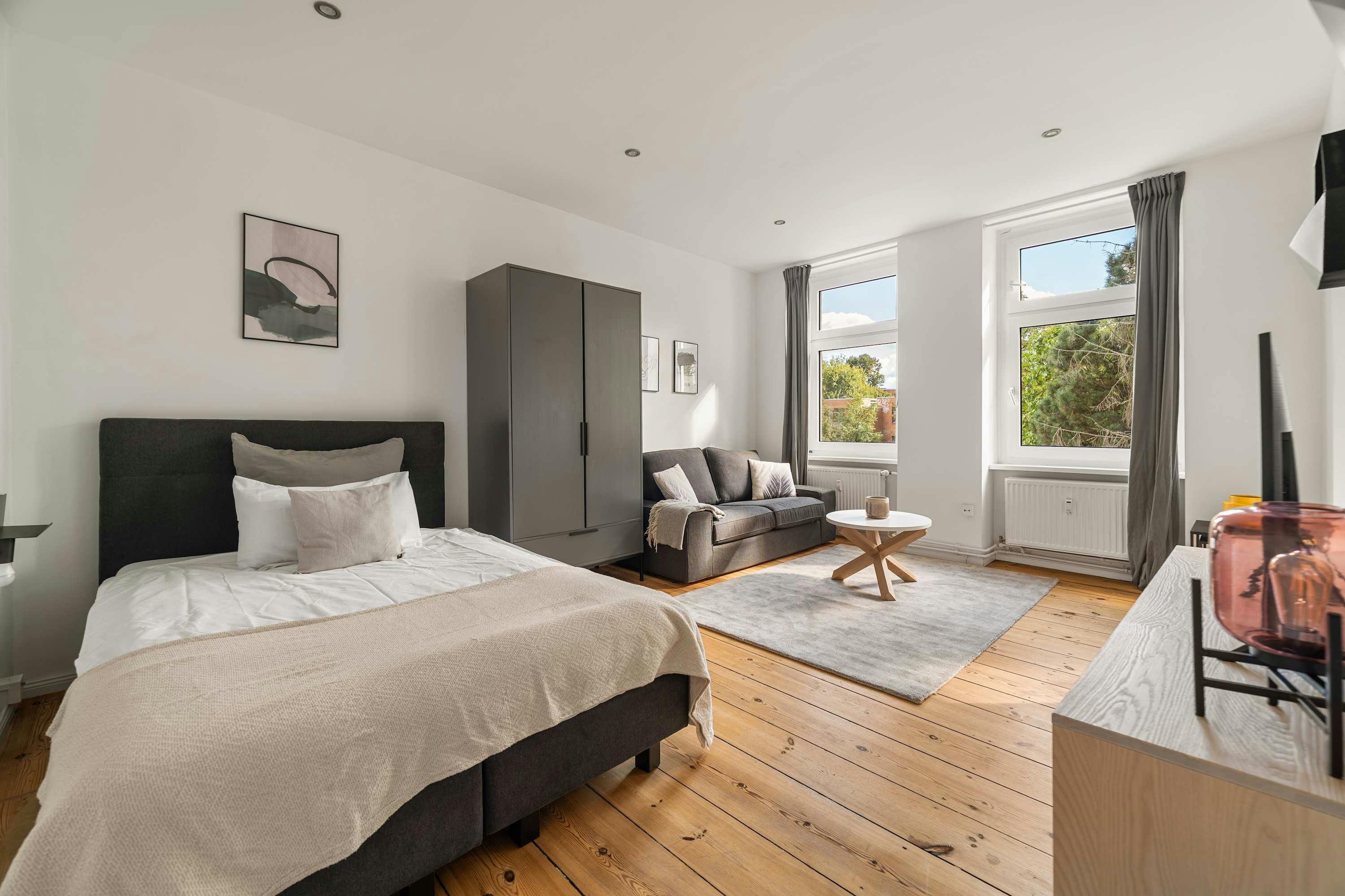 Studio for rent for €1,412 per month in Berlin, Richardstraße