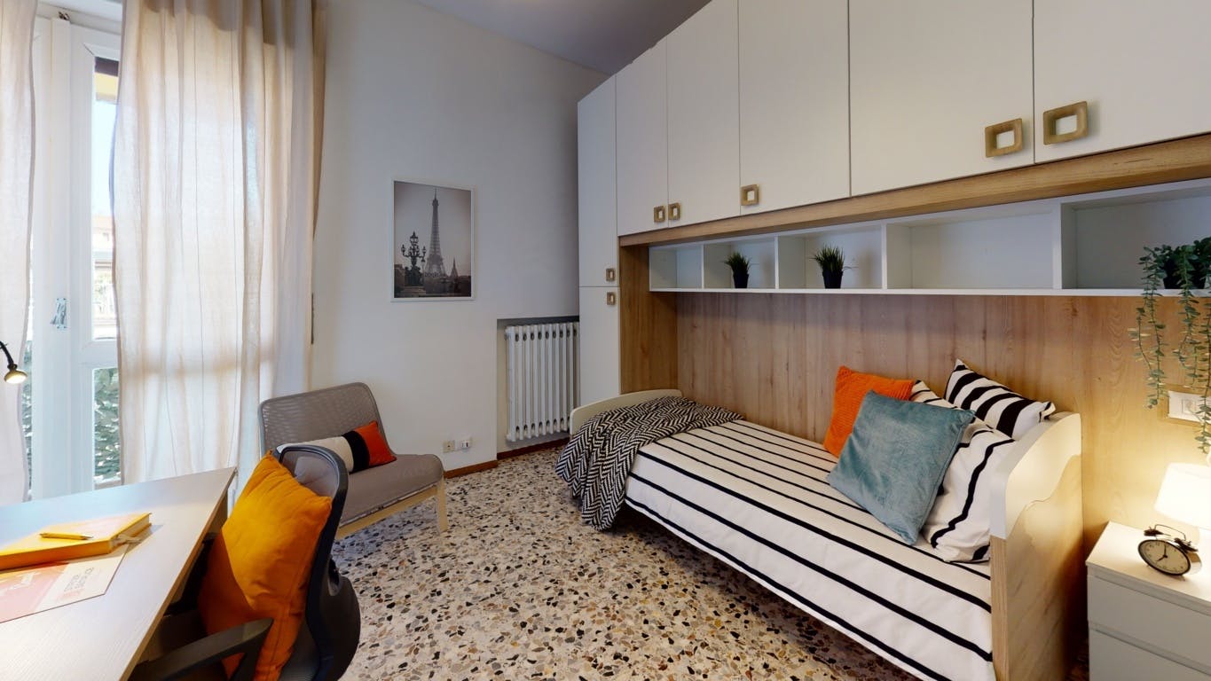 Privé kamer te huur voor € 560 per maand in Pavia, Via Luigi Robecchi Brichetti