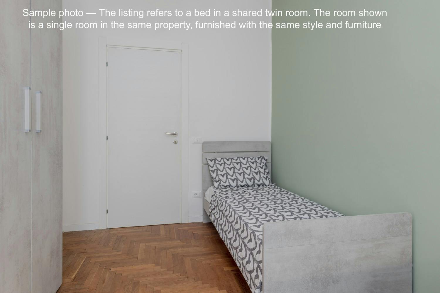 Double room Padova, 1 bed, 17m² — photo 2
