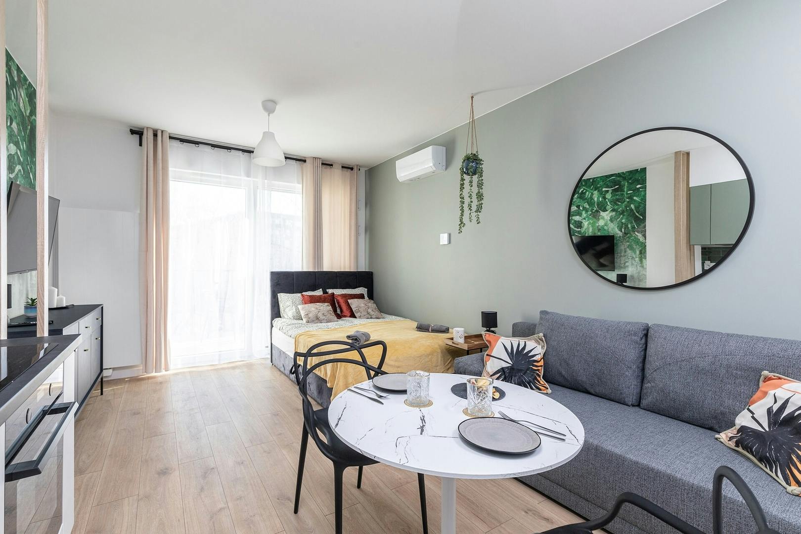 Studio à louer pour 4 300 PLN/mois à Warsaw, Nowy Służewiec