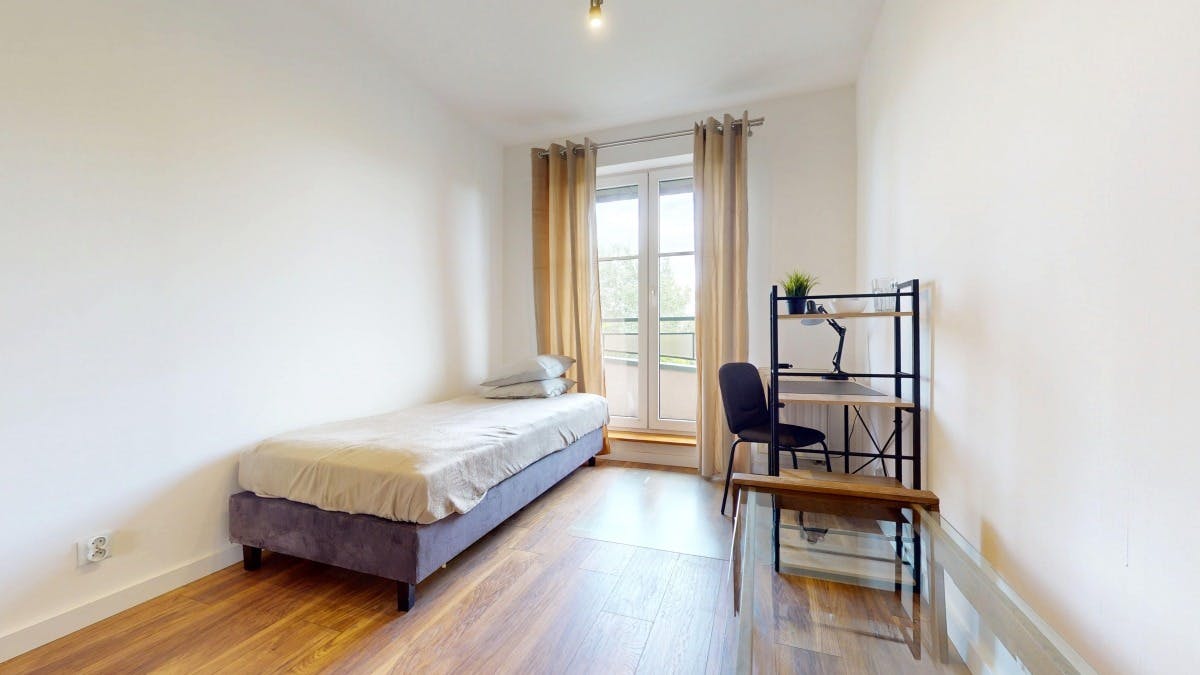 Private room for rent for PLN 1,980 per month in Warsaw, Powstańców Śląskich