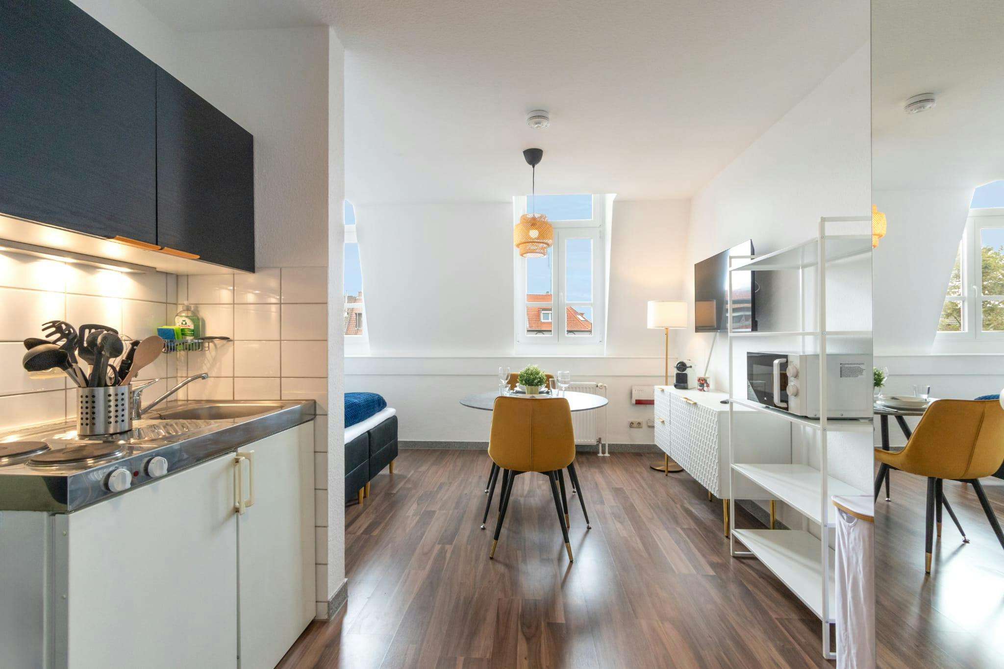 单间公寓 正在以 €920 的月租出租，其位于 Mannheim, Juteweg