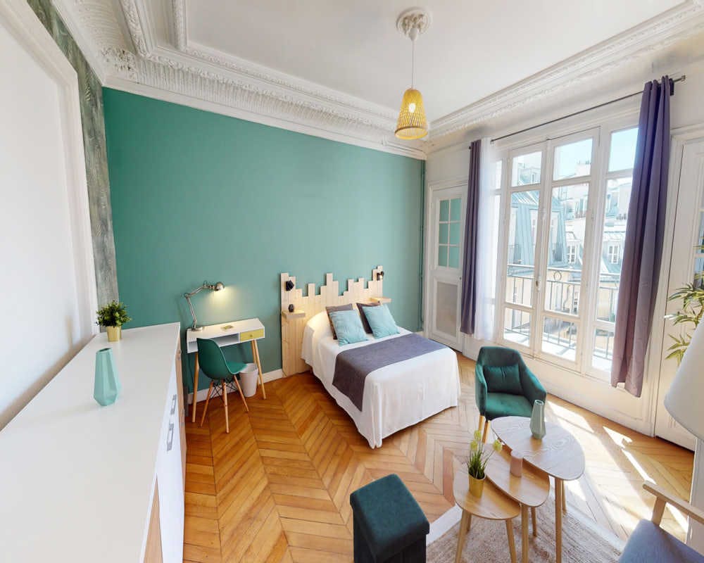 Single room Paris, 1 bed, 22m² — photo 25