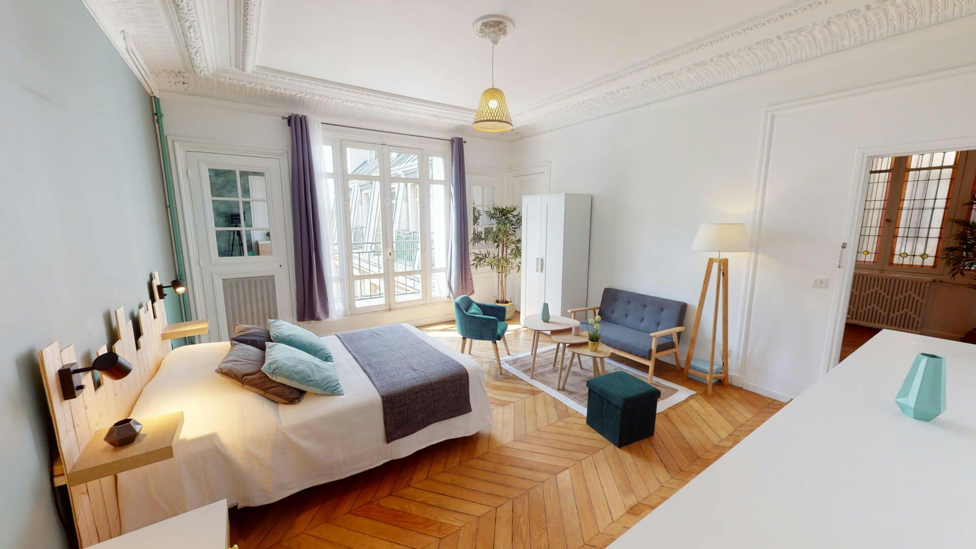 Single room Paris, 1 bed, 22m² — photo 7