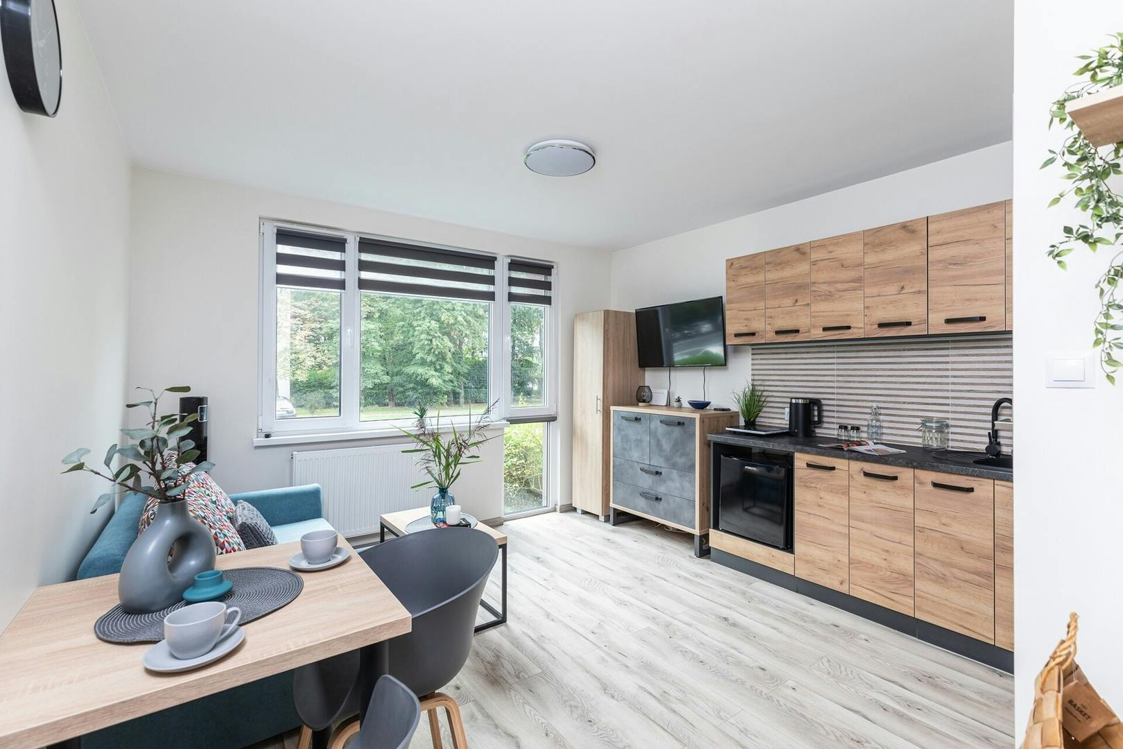 单间公寓 正在以 €923 的月租出租，其位于 Warsaw, Stefana Batorego