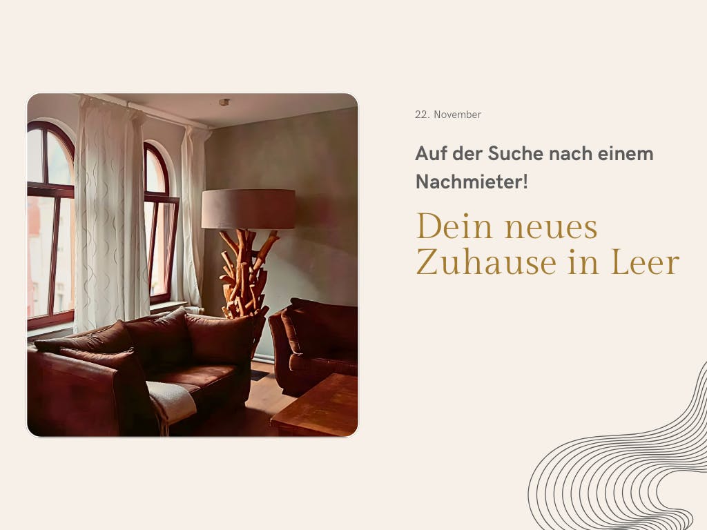 Apartment for rent for €1,200 per month in Leer (Ostfriesland), Brunnenstraße