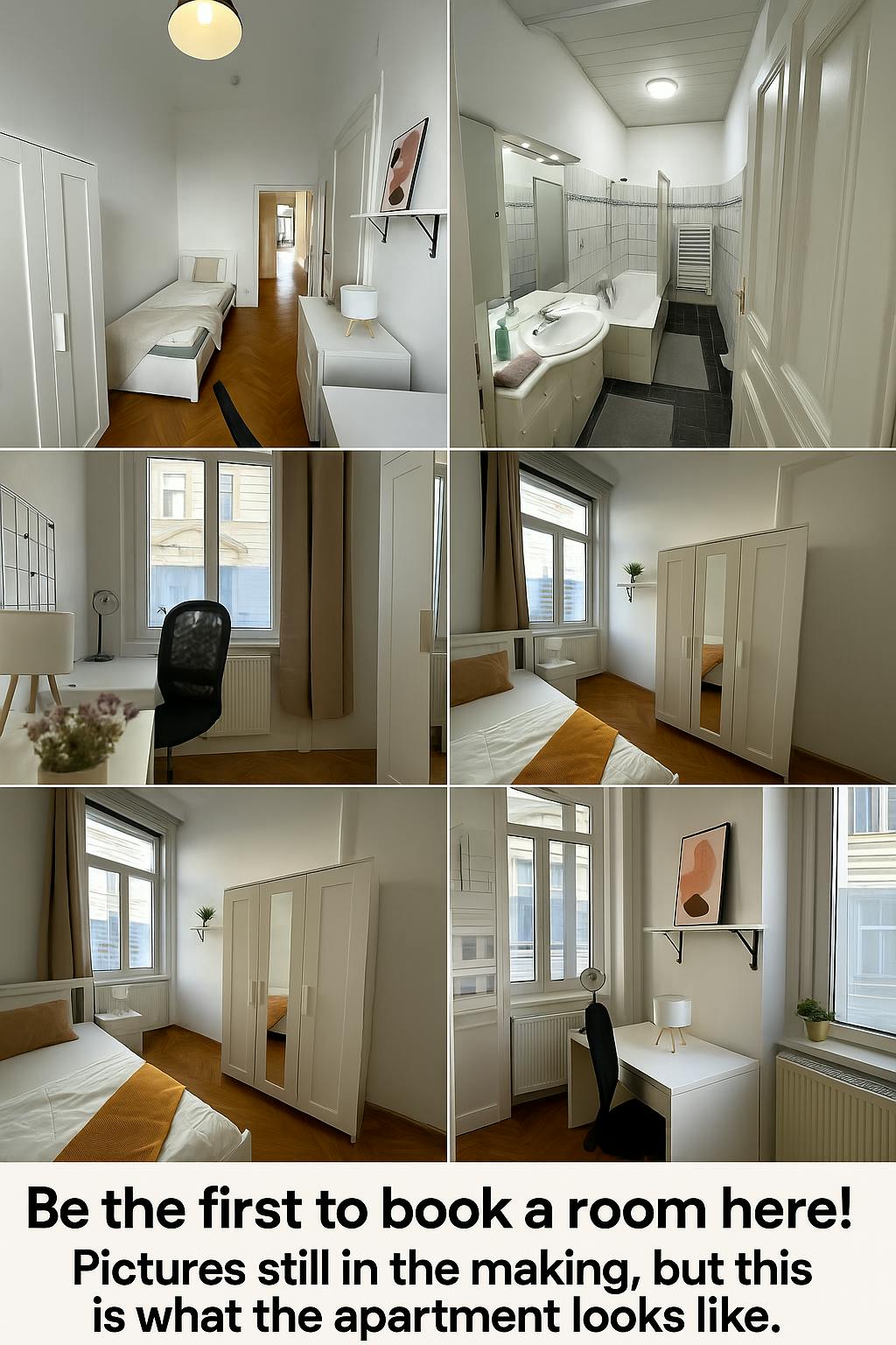 Single room Vienna, 1 bed, 14m² — photo 2