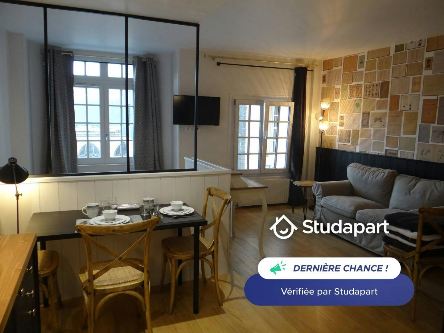 Appartement te huur voor € 760 per maand in Rouen, Rue Abbé Cochet