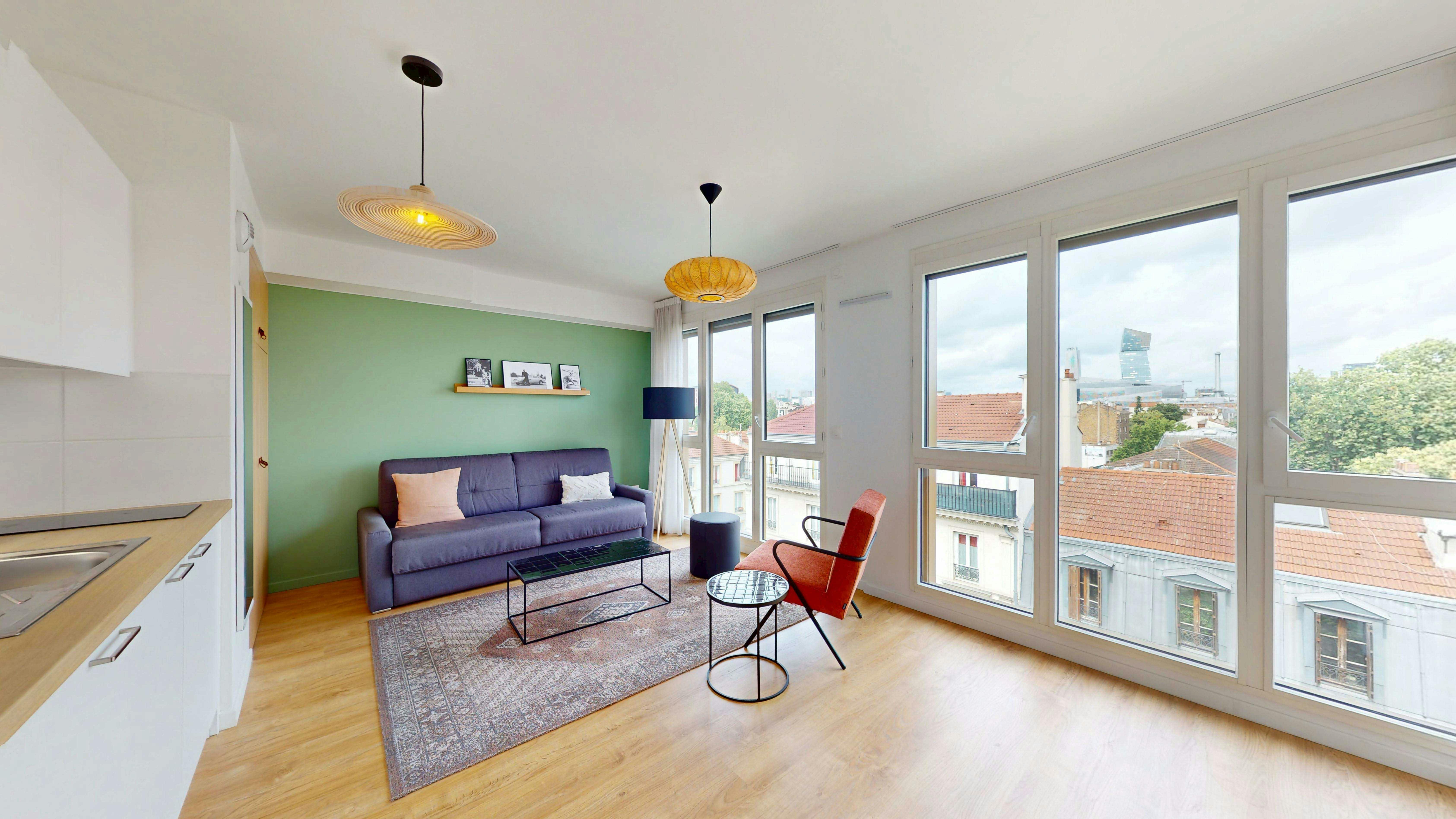Studio zu mieten für 1.071 € pro Monat in Ivry-sur-Seine, Rue Lénine