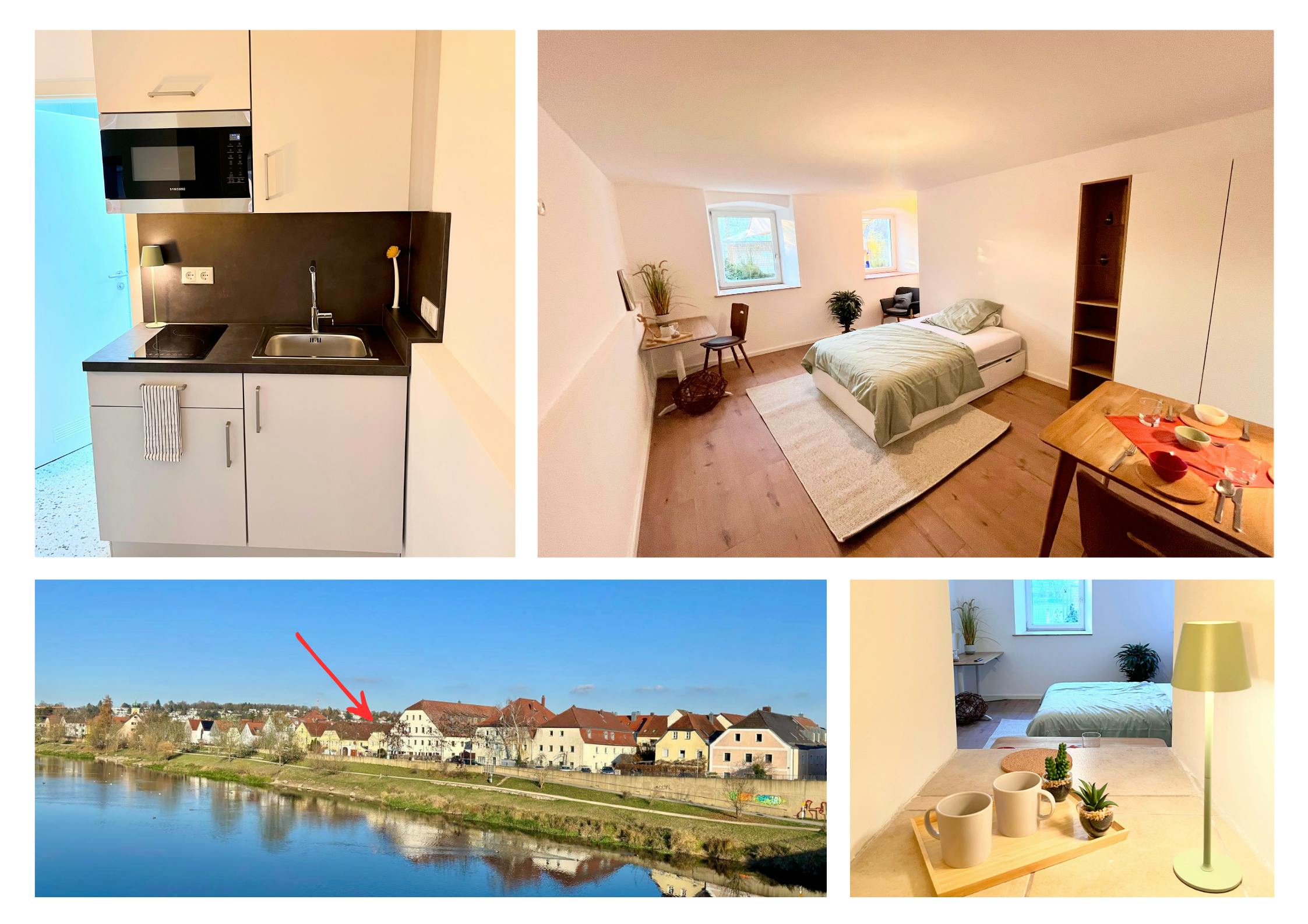 Studio for rent for €1,175 per month in Regensburg, Obere Regenstraße