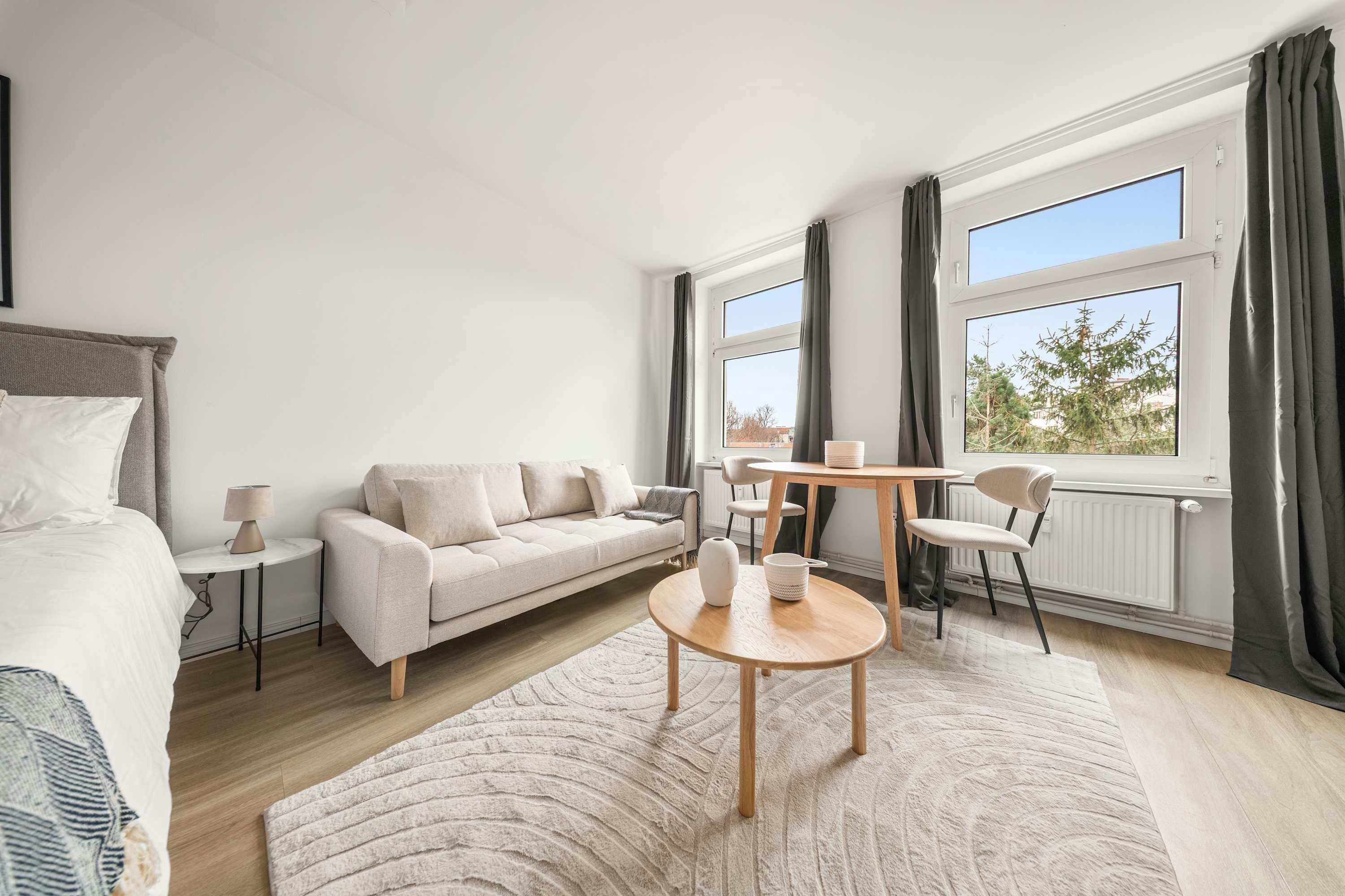 Studio for rent for €1,412 per month in Berlin, Richardstraße