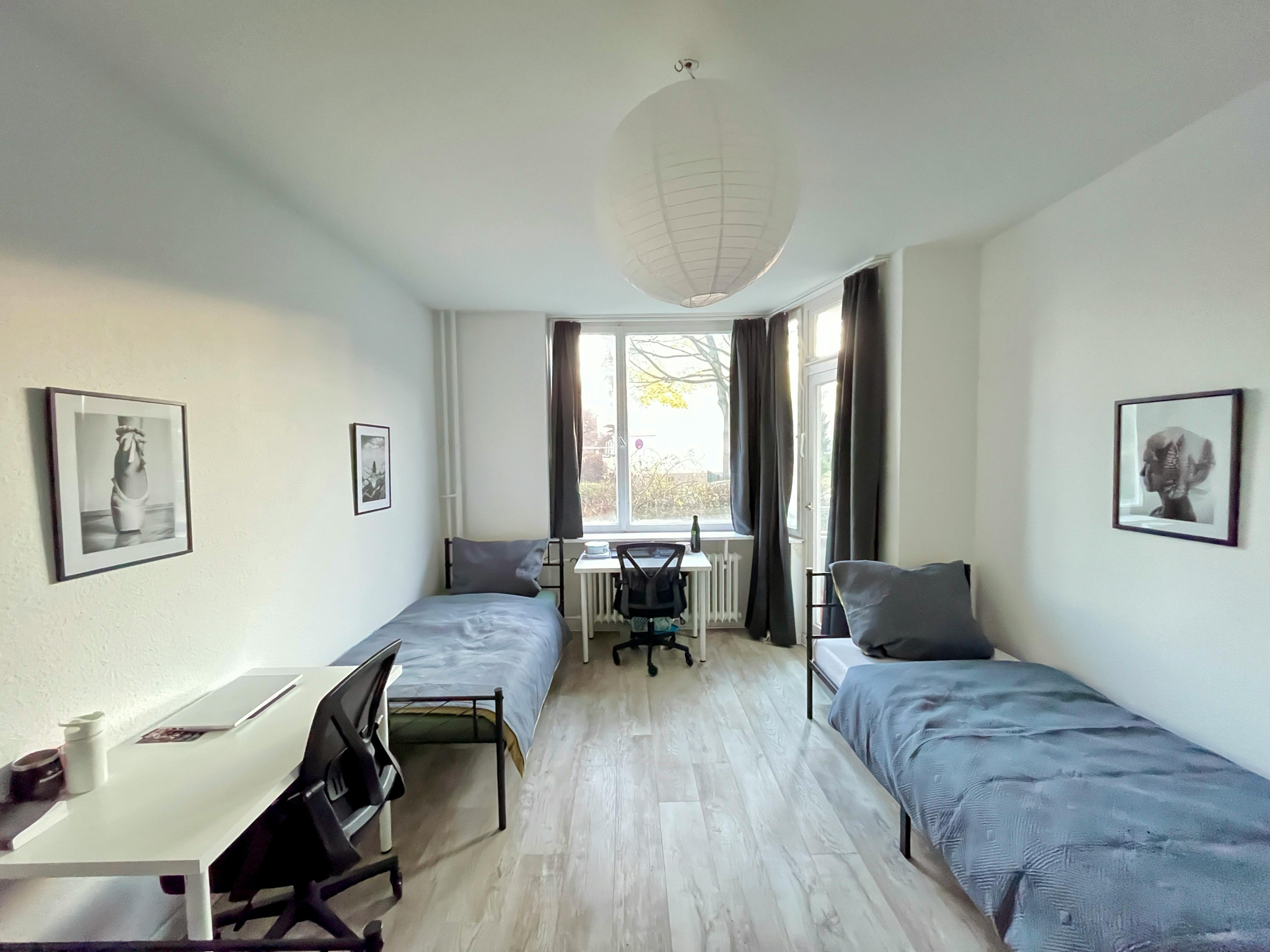 Double room Berlin, 1 bed, 21m² — photo 4
