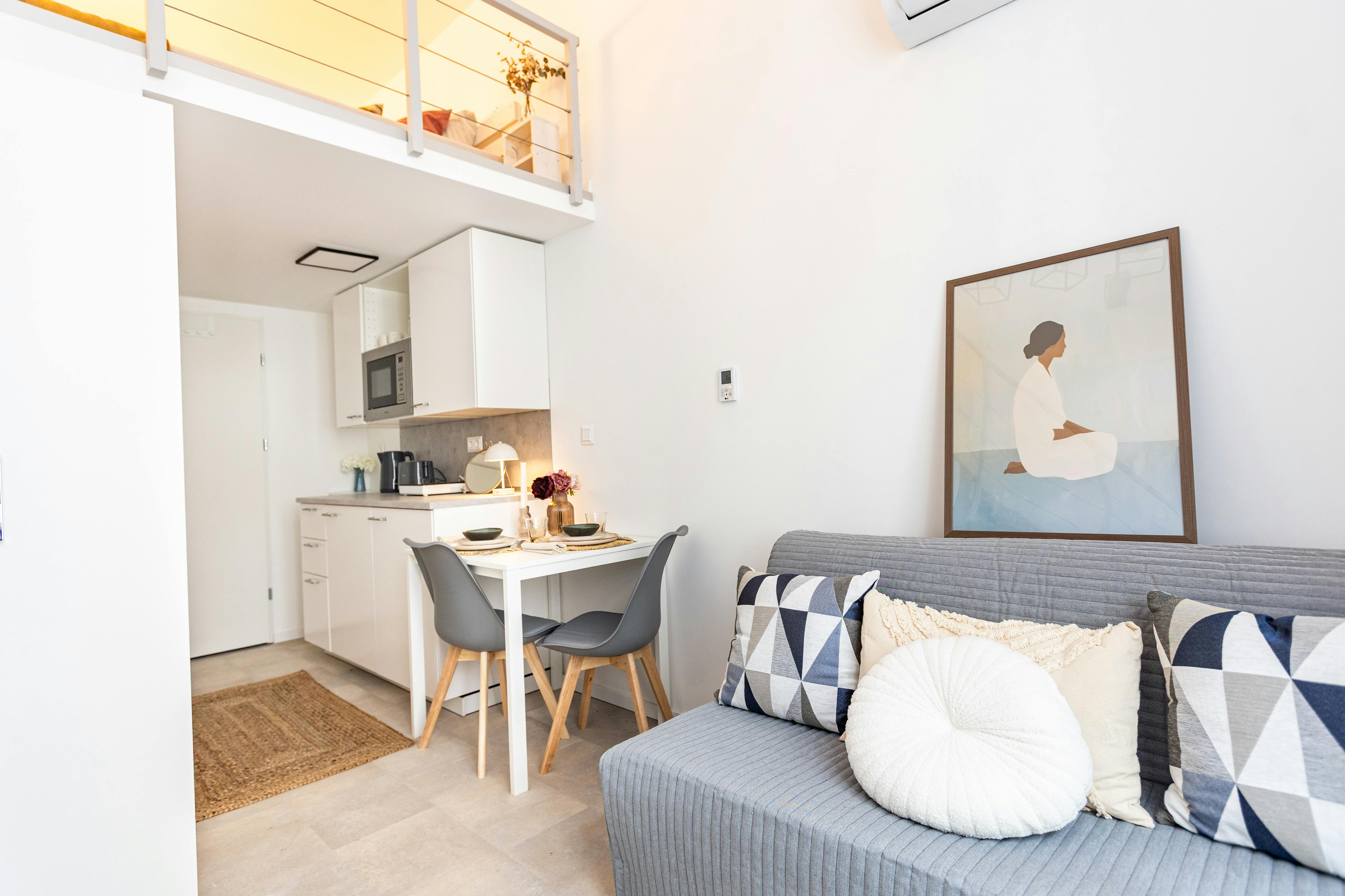 Studio zu mieten für 665 € pro Monat in Budapest, Gát utca