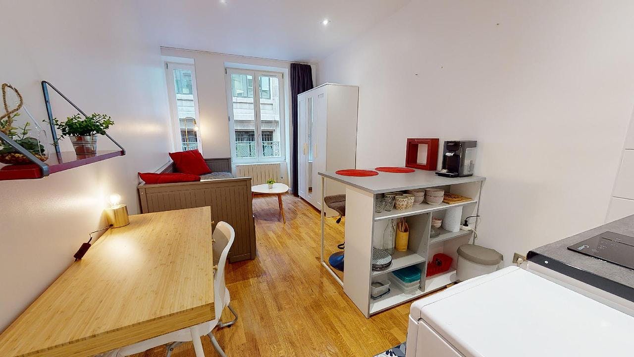 Studio te huur voor € 620 per maand in Lyon, Rue Henri Germain