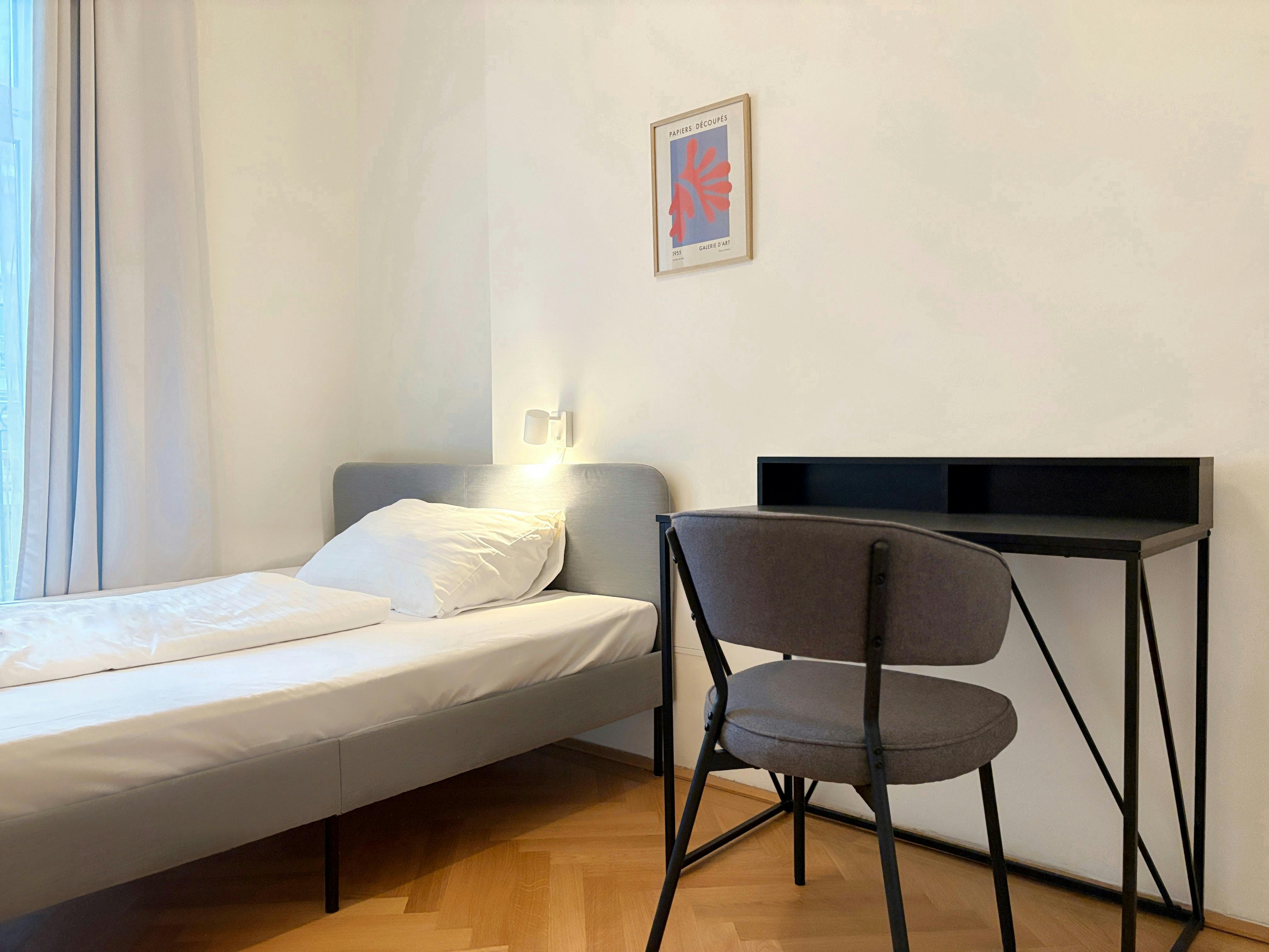 Single room Vienna, 1 bed, 16m² — photo 4