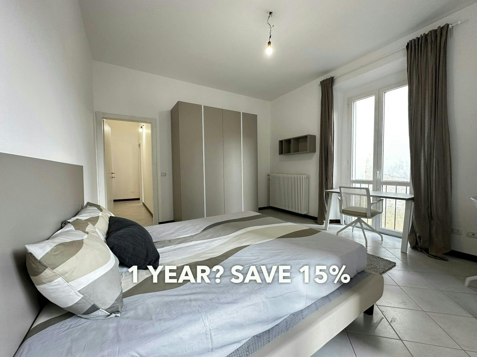 Chambre privée à louer pour 490 €/mois à Pavia, Via Cardano