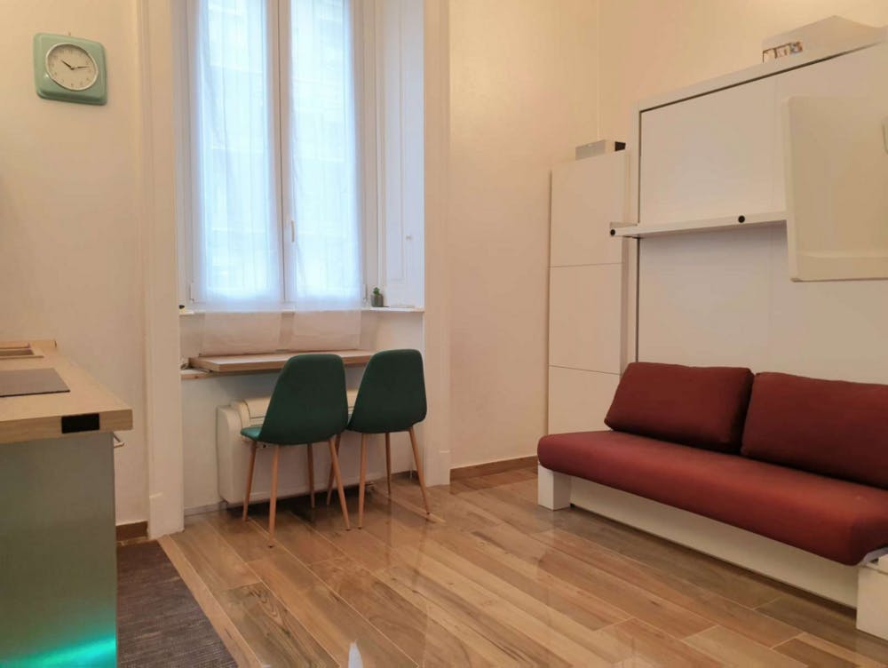 Studio for rent for €1,200 per month in Milan, Viale Gian Galeazzo