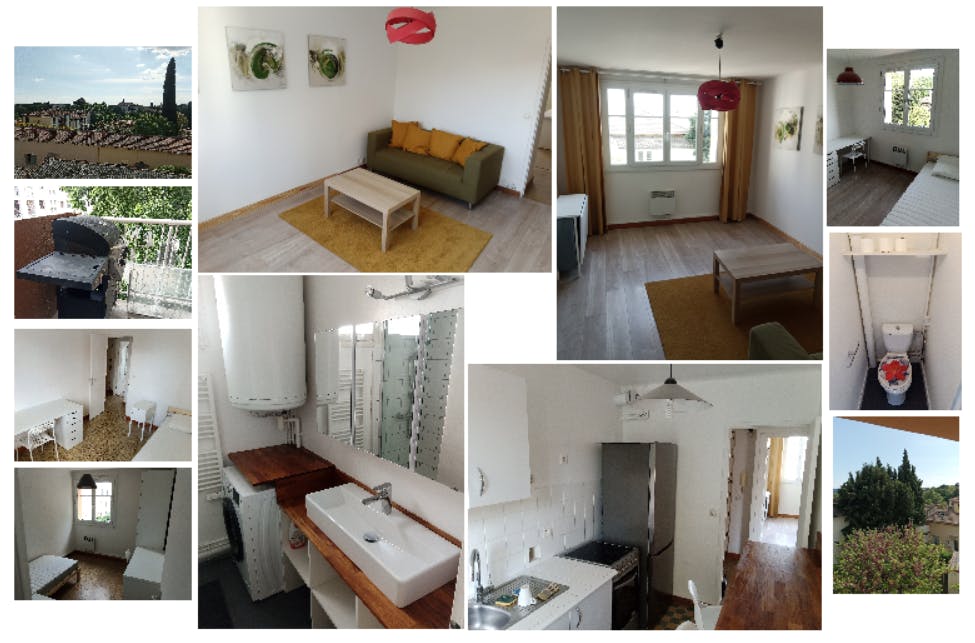 Apartment for rent for €550 per month in Aix-en-Provence, Traverse Baret