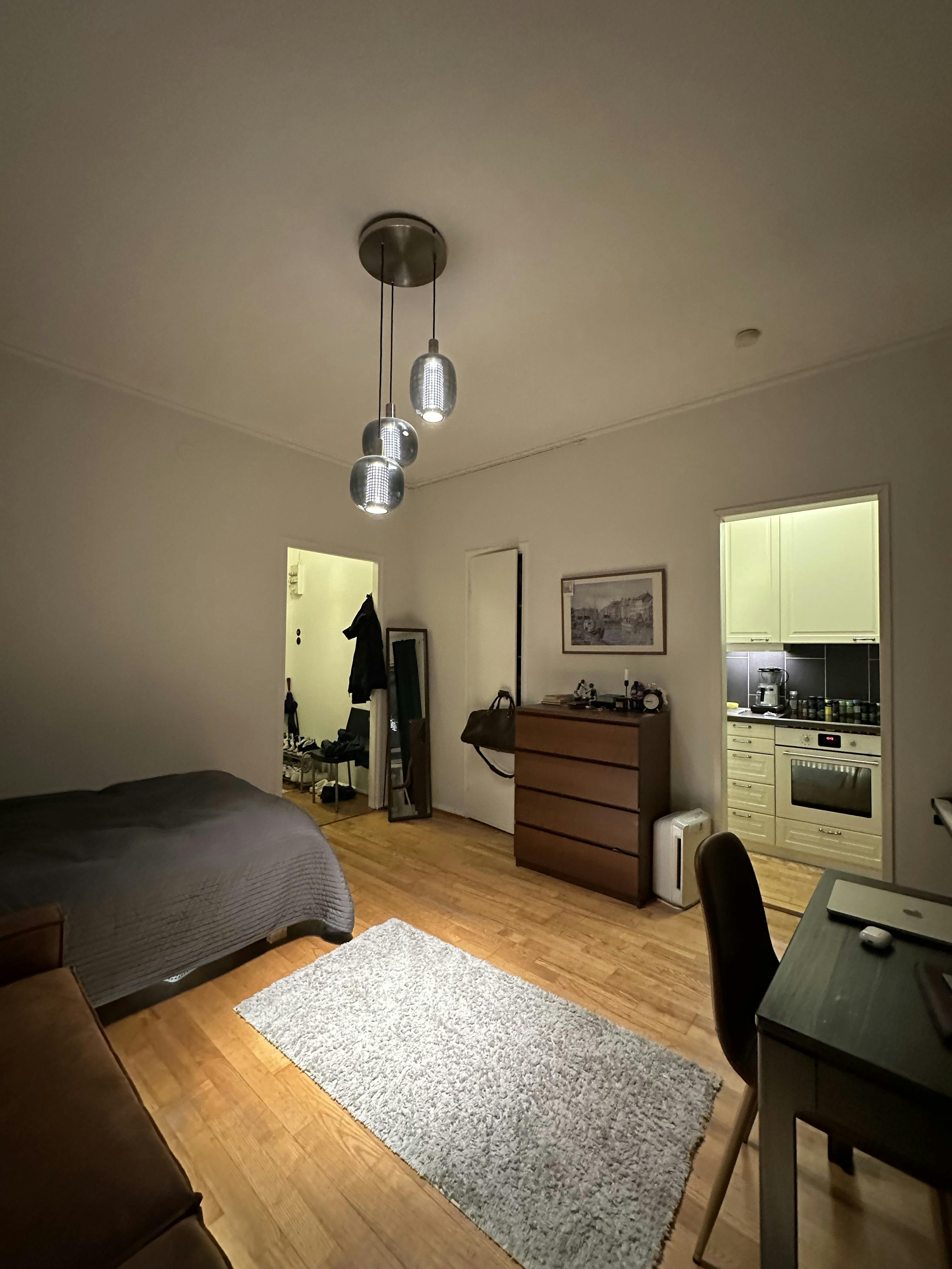 Студія за оренду для 930 EUR на місяць у Helsinki, Mechelininkatu