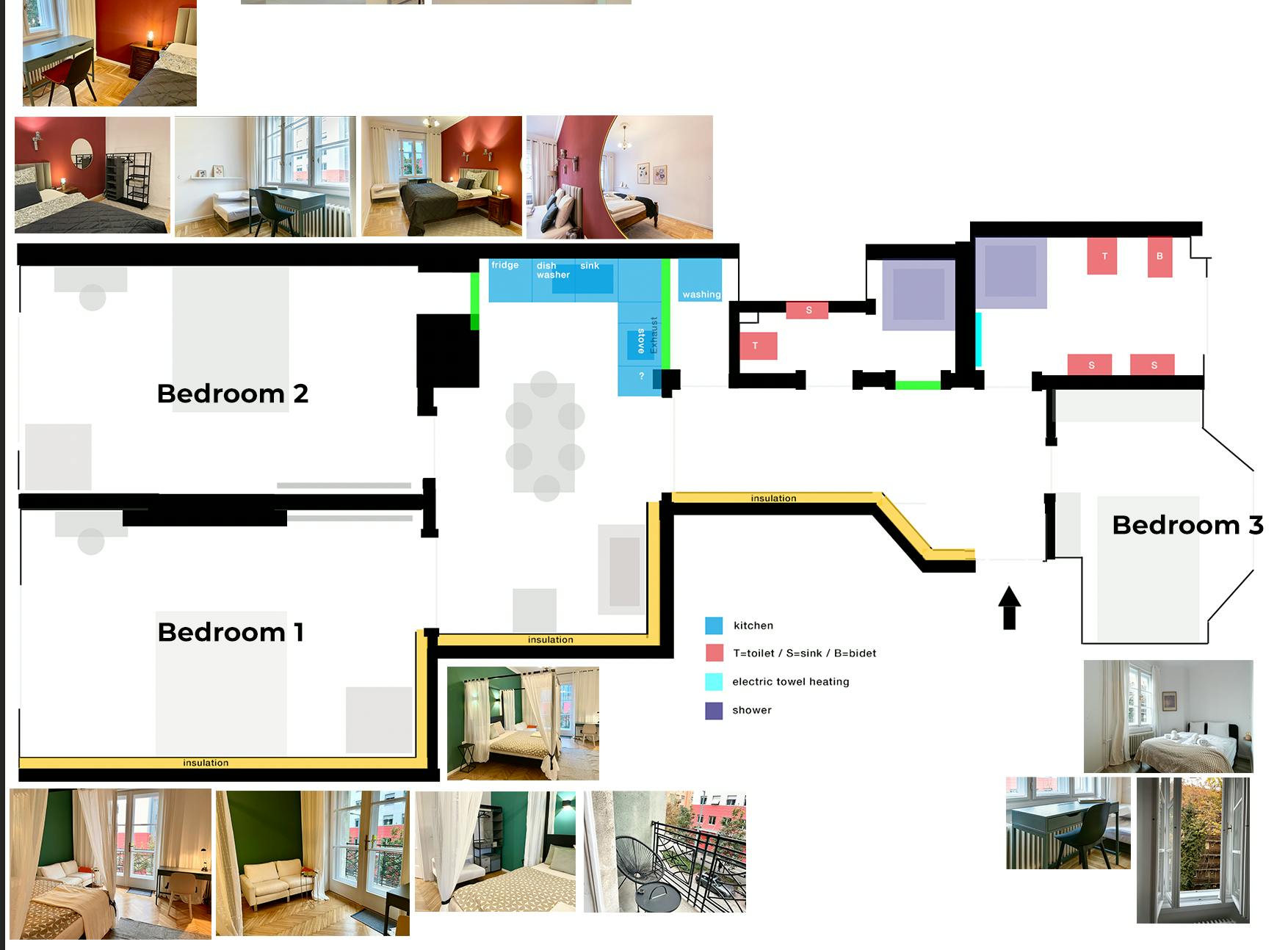 Single room Budapest, 1 bed, 13m² — photo 21
