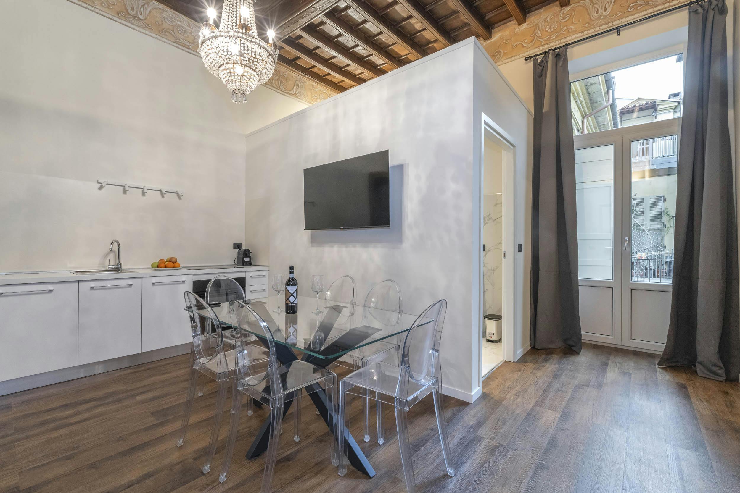 Квартира сдается в аренду за 1 350 € в месяц в Turin, Via San Domenico