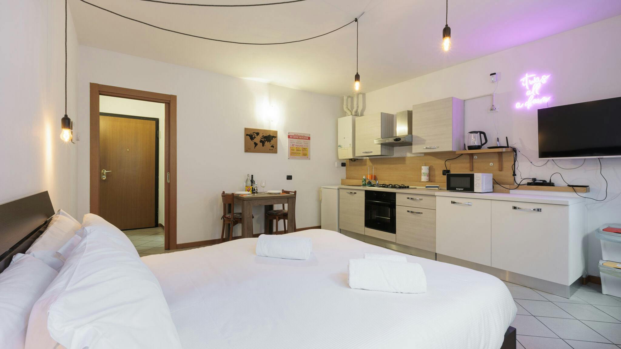 Studio te huur voor € 1 per maand in Grassobbio, Vicolo Giuseppe Garibaldi