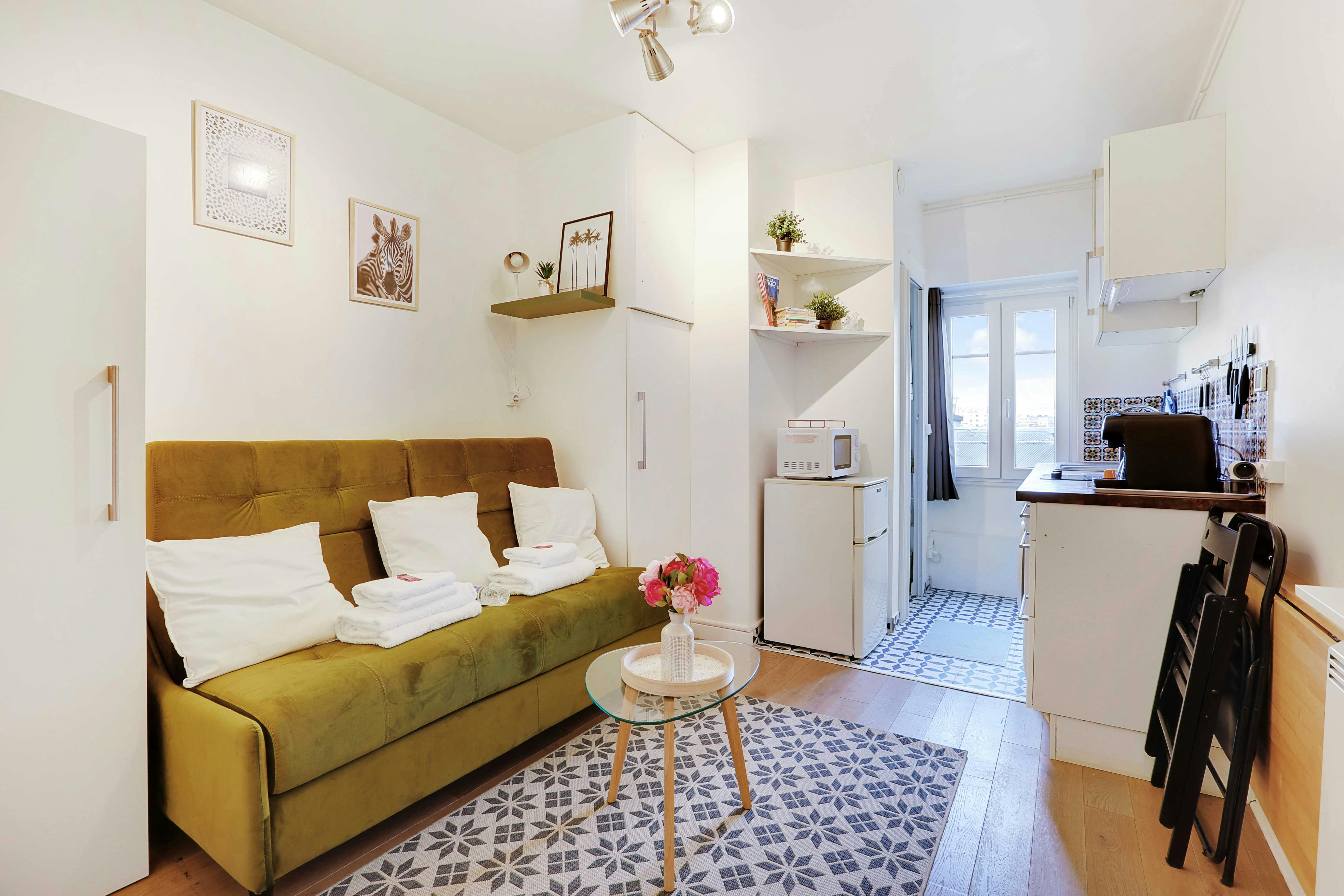 Studio zu mieten für 1.368 € pro Monat in Paris, Rue d'Aubervilliers