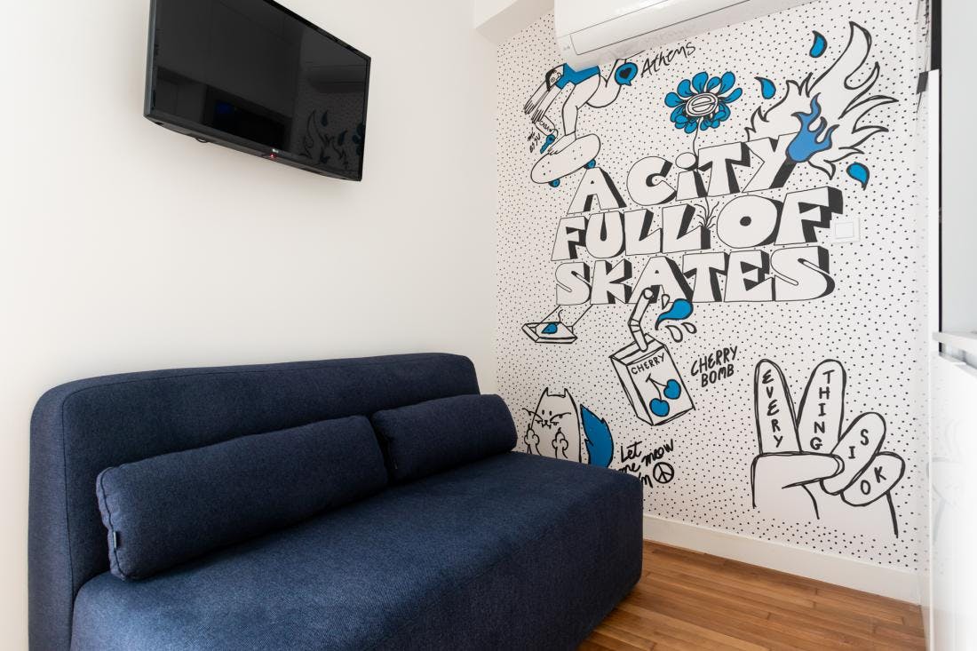 Studio for rent for €750 per month in Agía Paraskeví, Georgiou Gennadiou