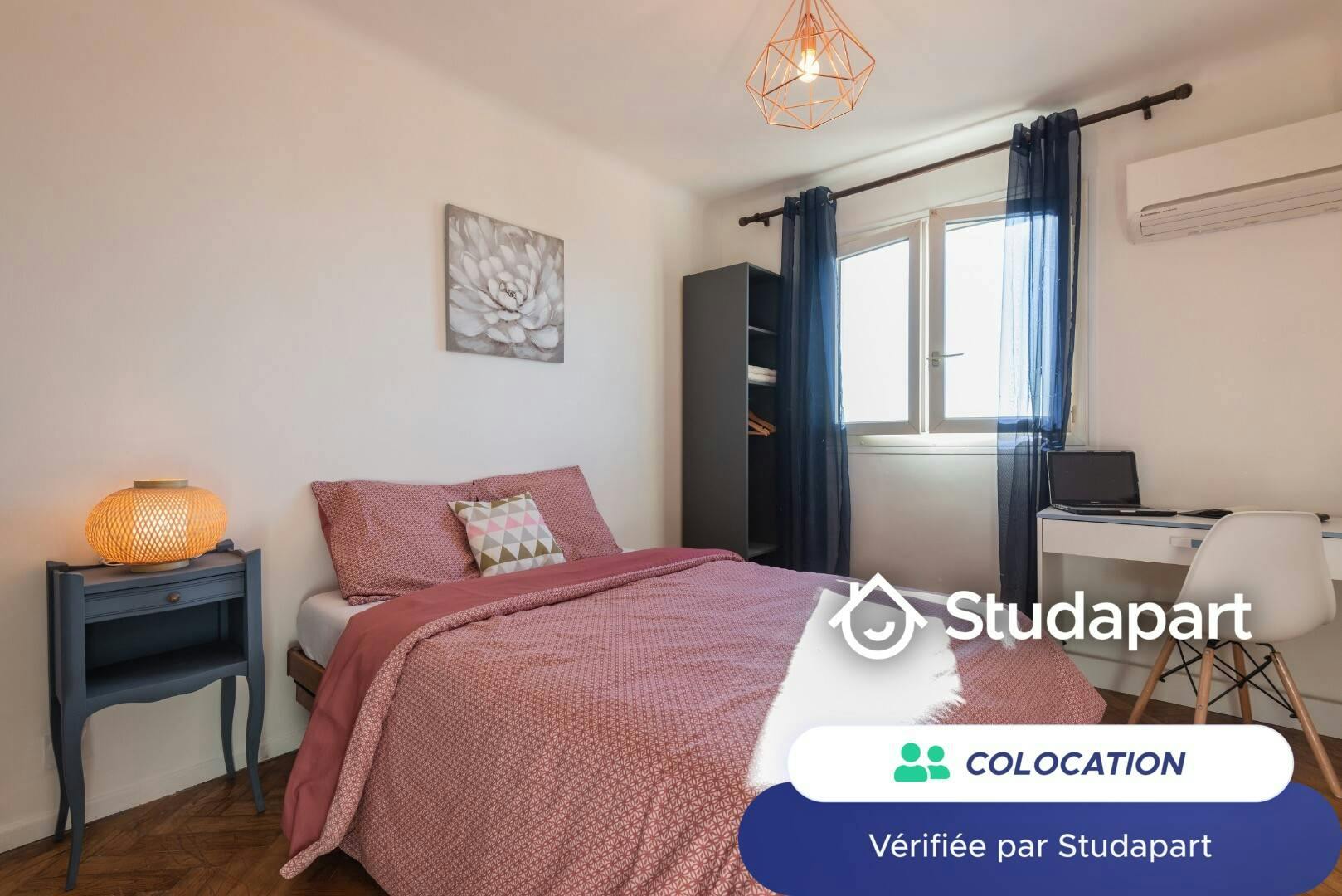 Quarto privado para alugar por € 550 por mês em Nice, Rue Auguste Pegurier