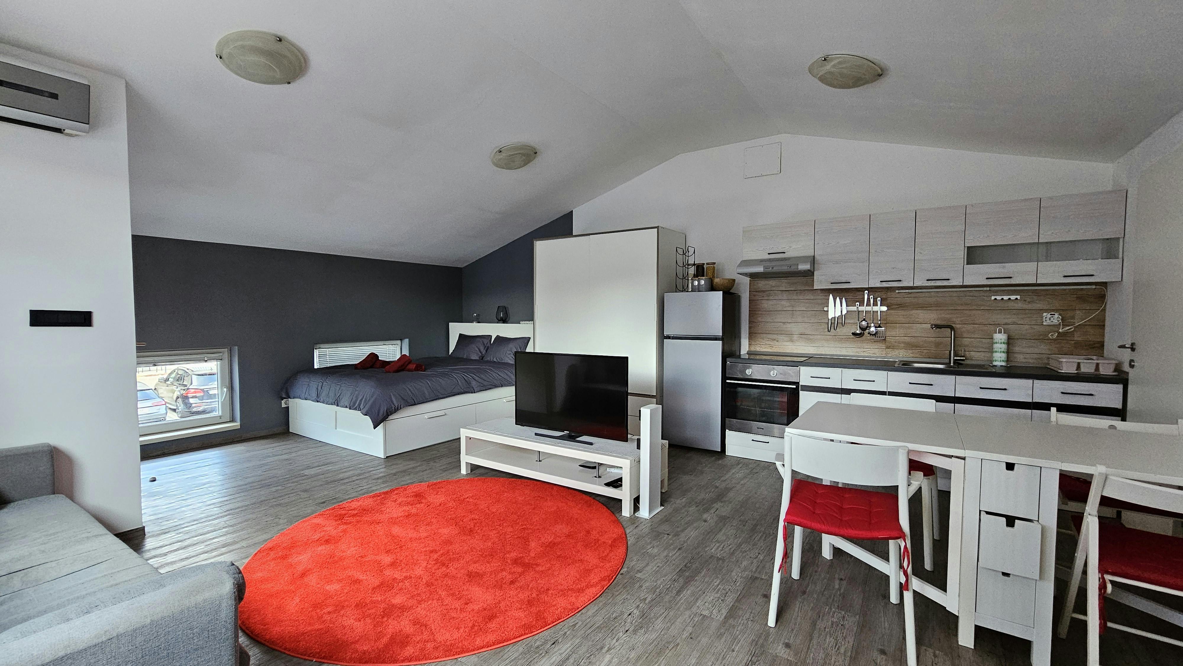 Studio for rent for €1,000 per month in Ljubljana, Dimičeva ulica