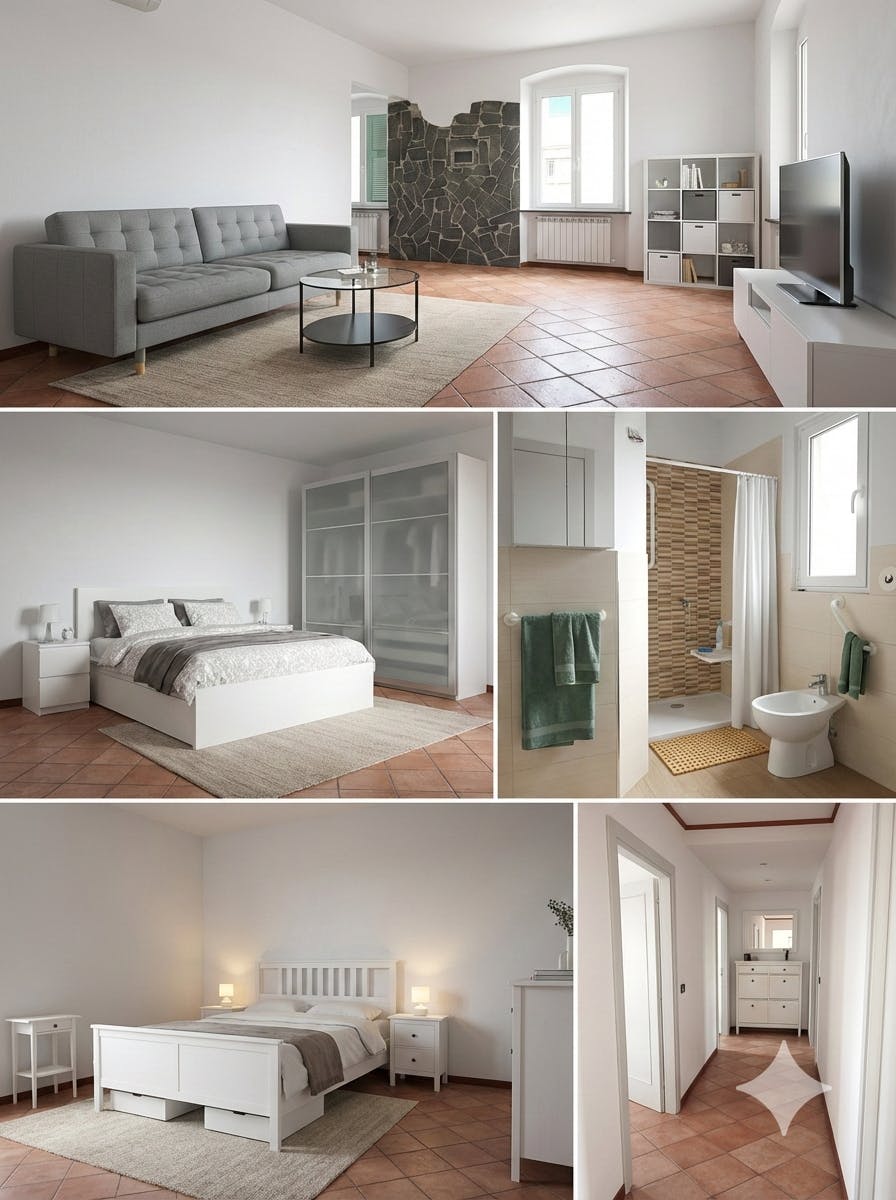 Lägenhet att hyra för 730 € i månaden i Genoa, Piazza Monte Santo