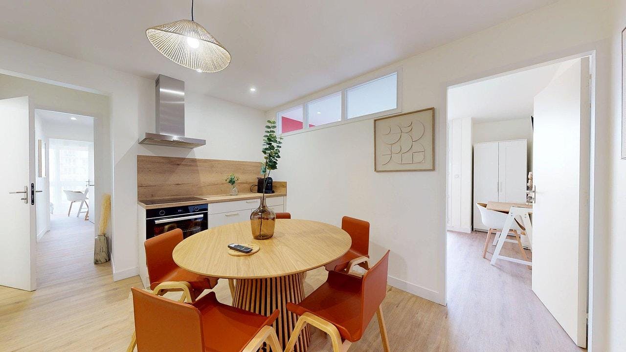 Quarto privado para alugar por € 490 por mês em Rennes, Square de Terre-Neuve