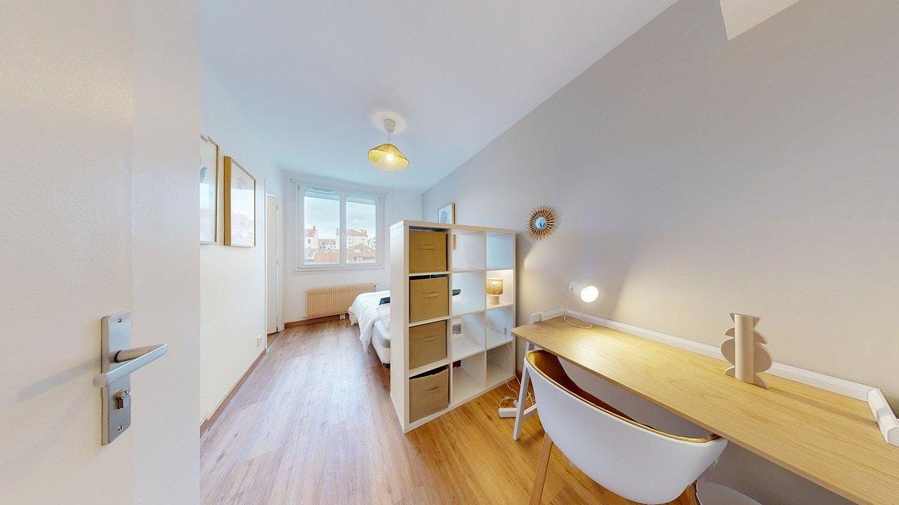 Single room Villeurbanne, 1 bed, 9m² — photo 3