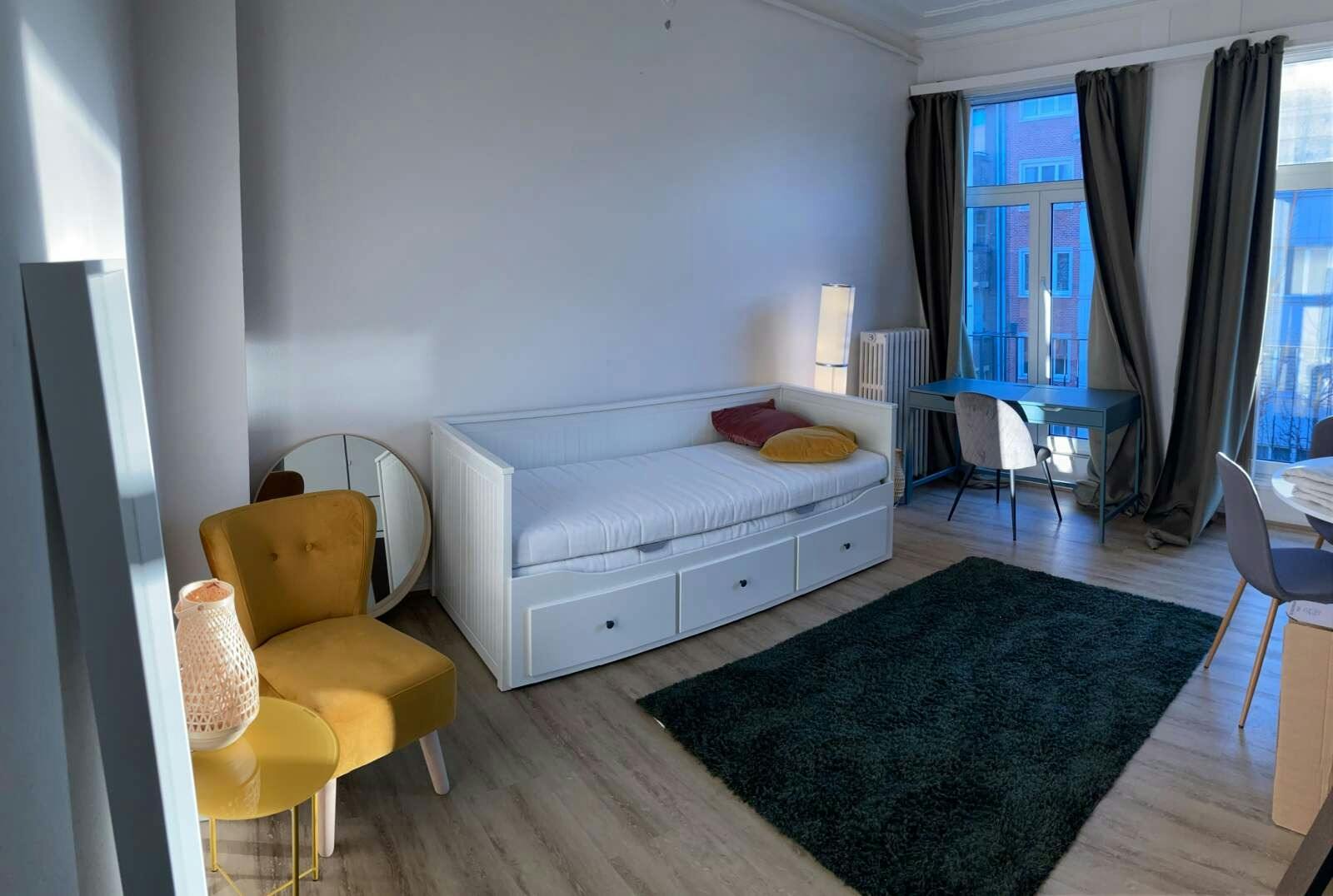 Stanza privata in affitto a 600 € al mese a Ixelles, Avenue de la Couronne