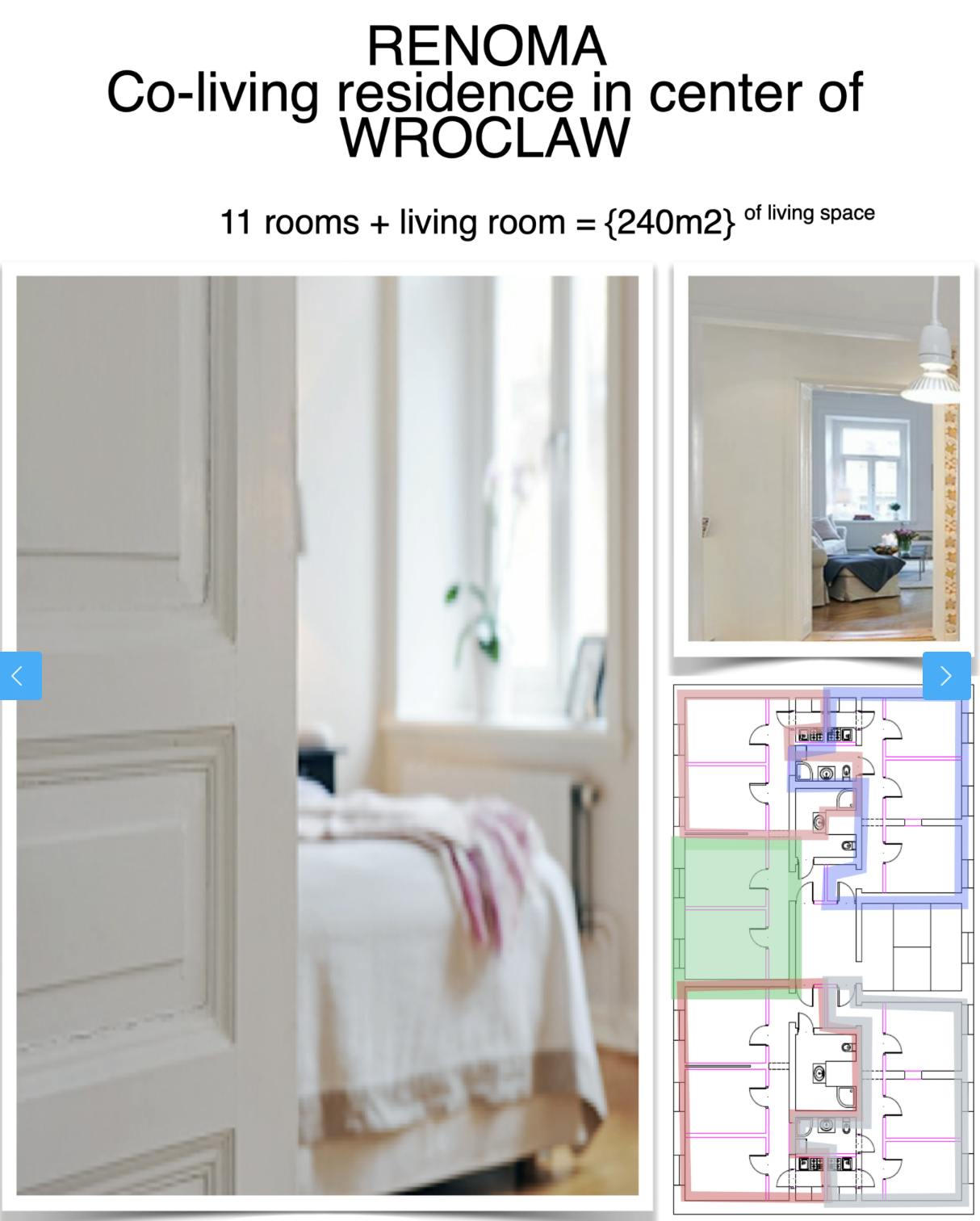 Приватна кімната за оренду для 350 EUR на місяць у Wrocław, Tadeusza Kościuszki