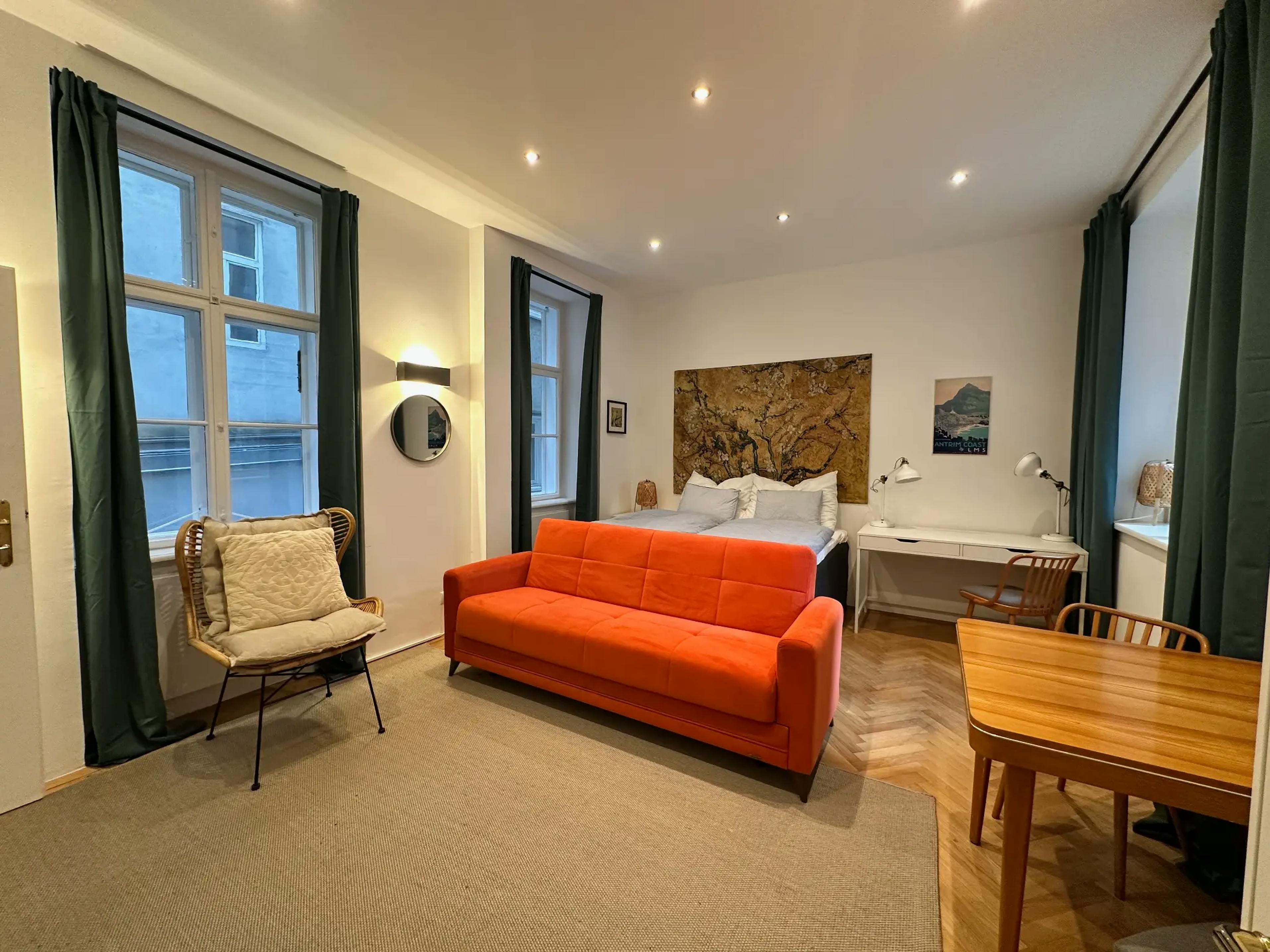 Studio zu mieten für 995 € pro Monat in Vienna, Rechte Wienzeile