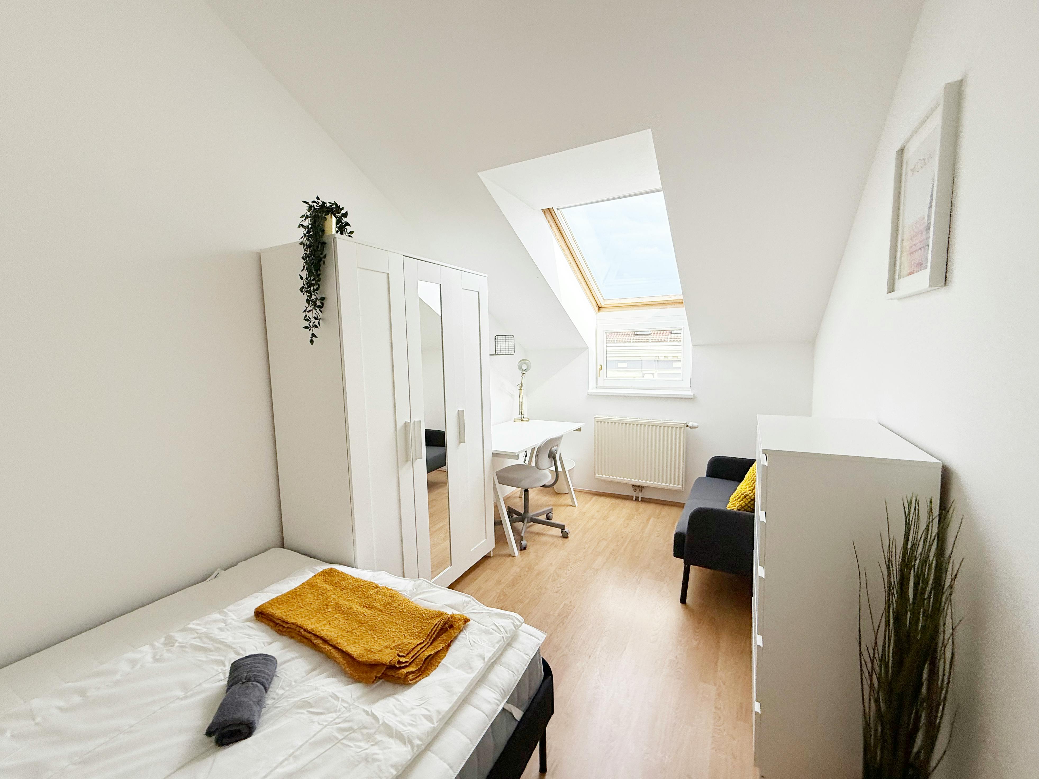 Single room Vienna, 1 bed, 13m² — photo 1
