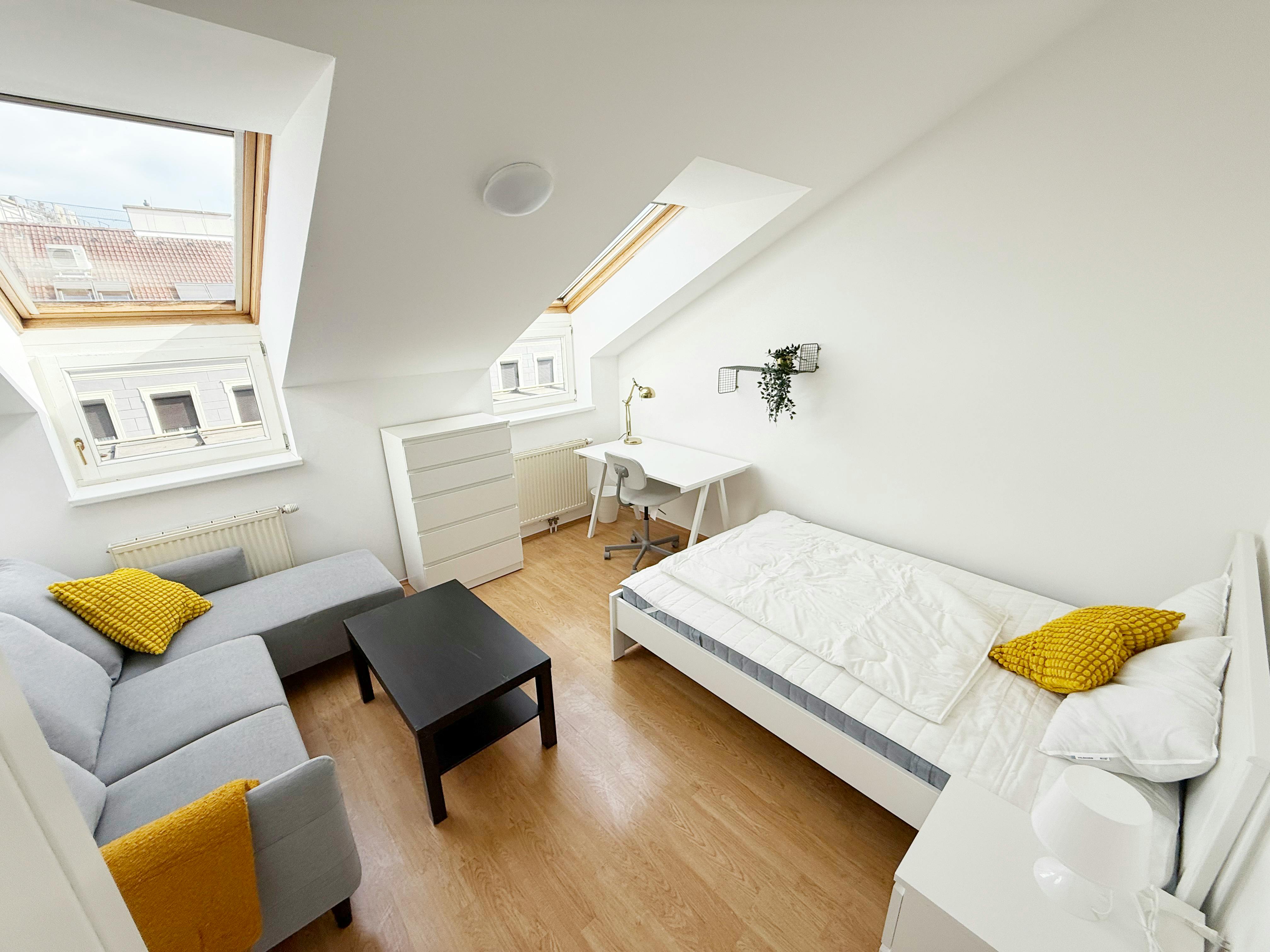 Single room Vienna, 1 bed, 13m² — photo 1