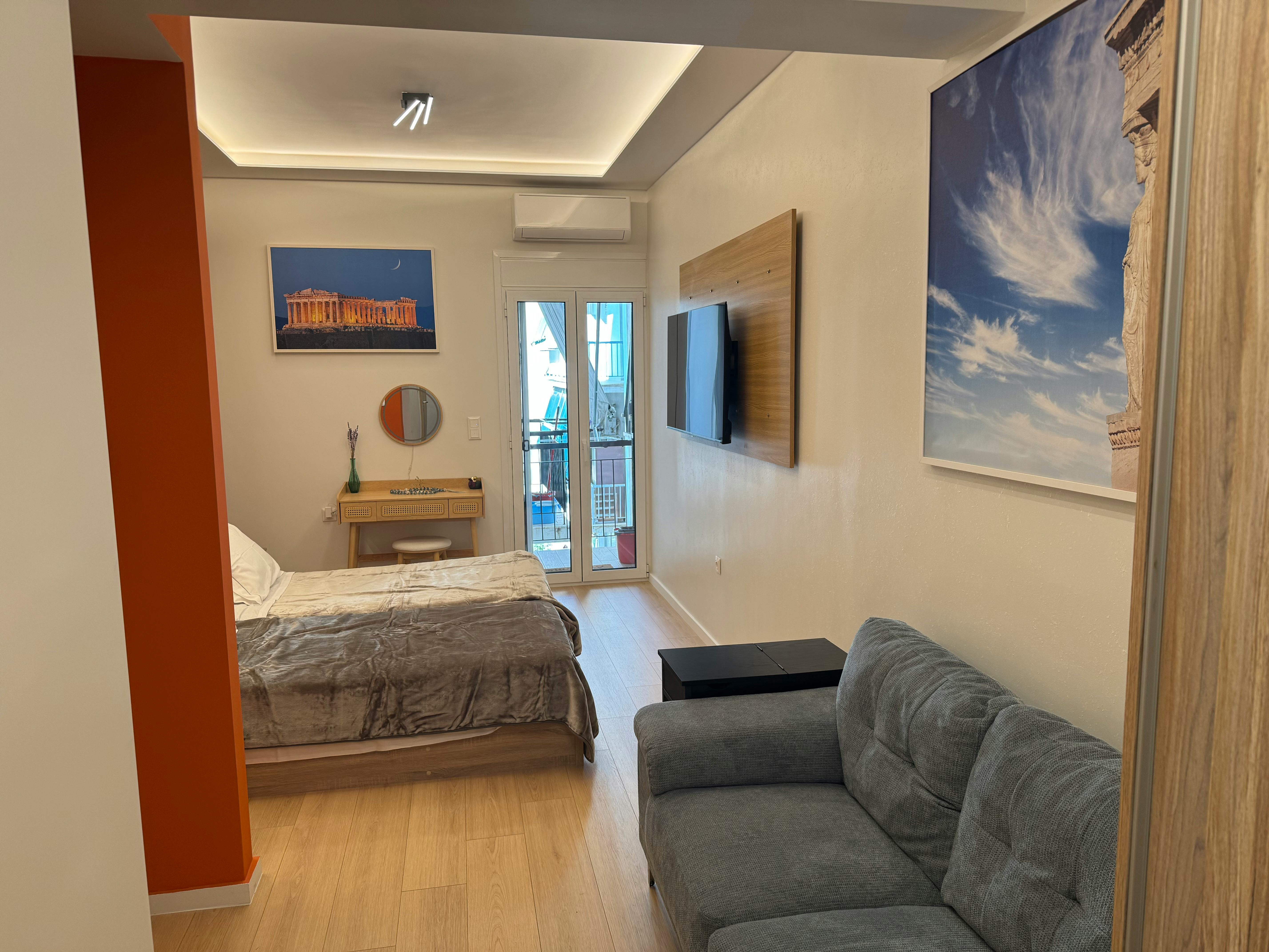 Studio for rent for €820 per month in Dhafní, Ilia Iliou