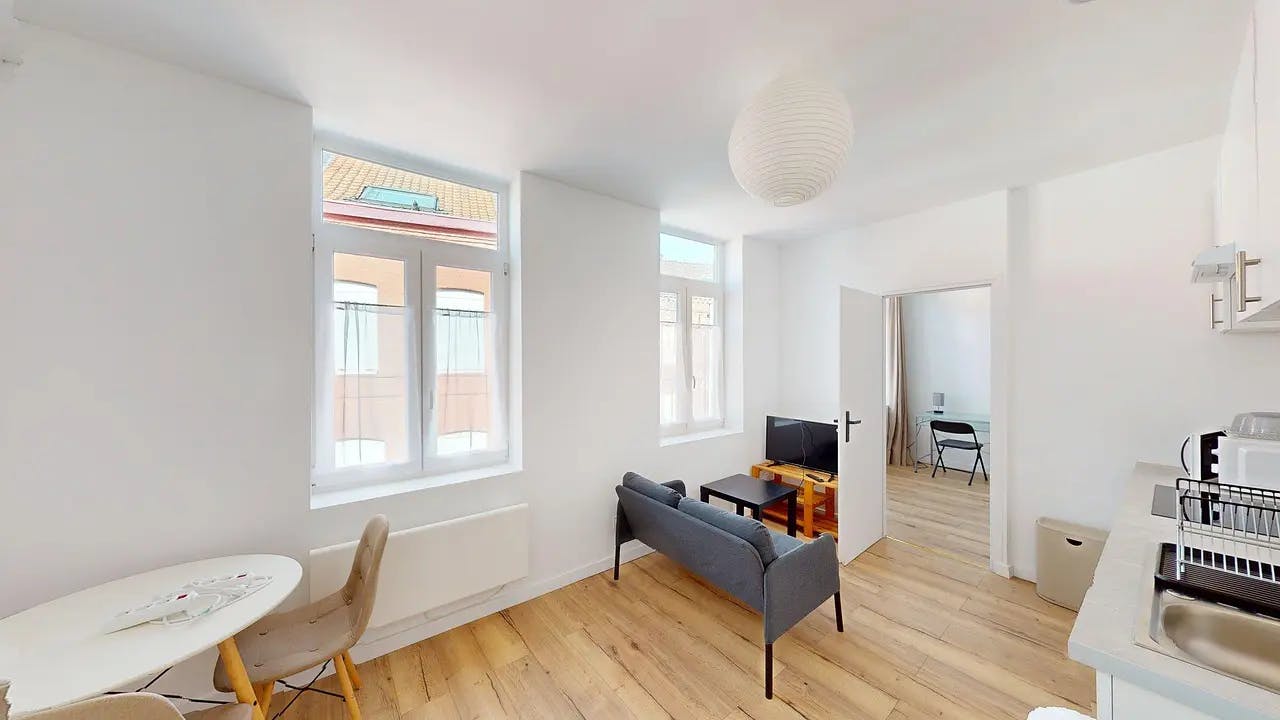 Apartamento para alugar por € 625 por mês em Roubaix, Rue du Général Sarrail