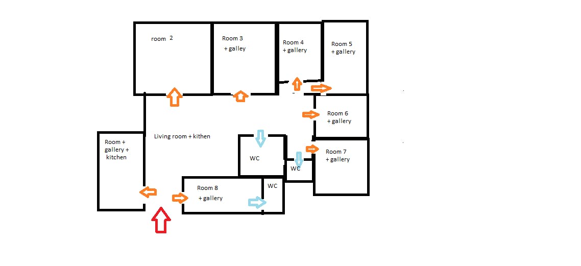 Single room Budapest, 1 bed, 16m² — photo 1