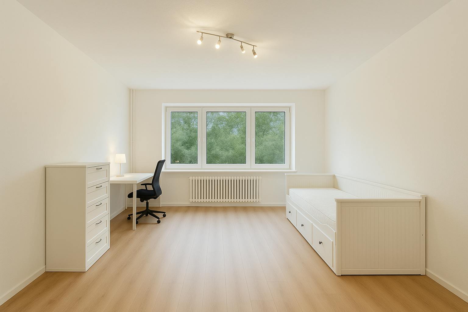 Apartment for rent for €1,090 per month in Berlin, Loewenhardtdamm