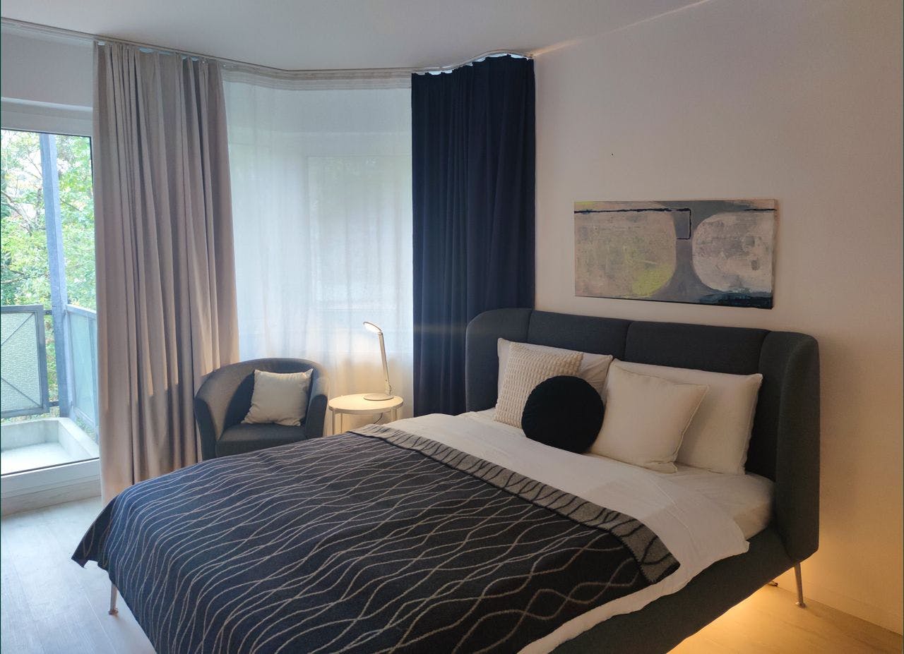 Studio for rent for €1,100 per month in Frankfurt am Main, Ohmstraße