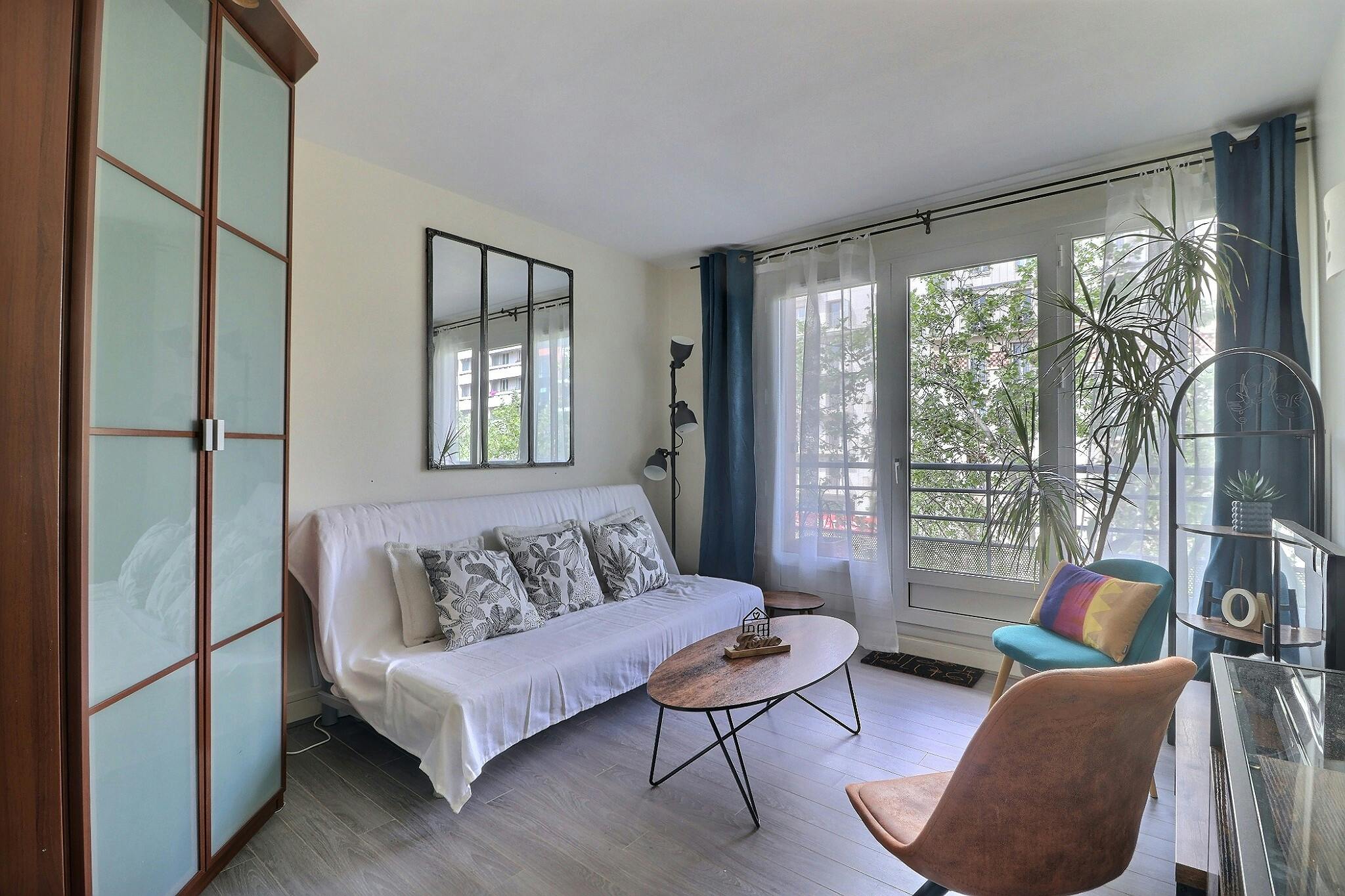 Appartement te huur voor € 1.951 per maand in Boulogne-Billancourt, Avenue Édouard Vaillant