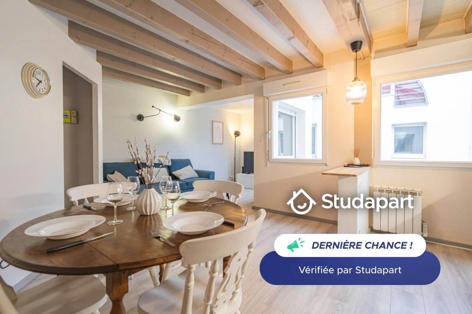 Apartamento para alugar por € 1.200 por mês em Reims, Rue Gambetta