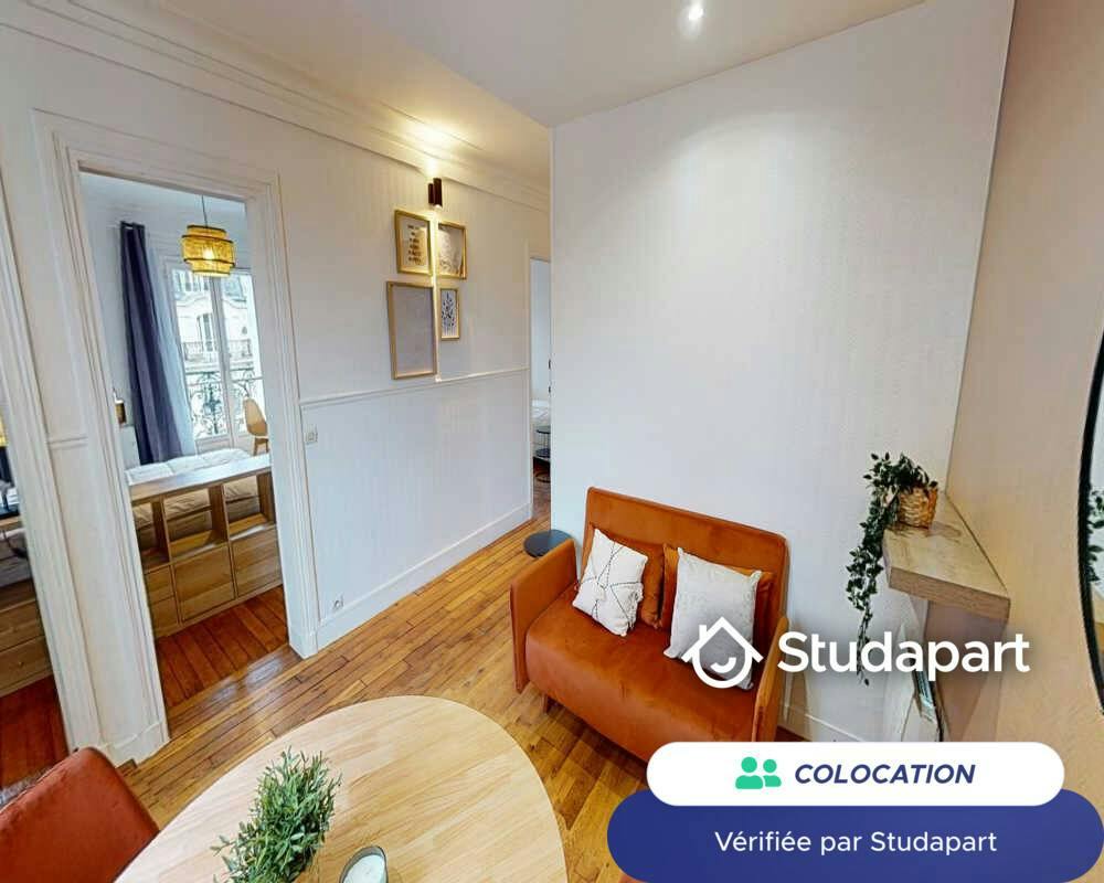 Private room for rent on Rue des Cloys, Paris - Plus