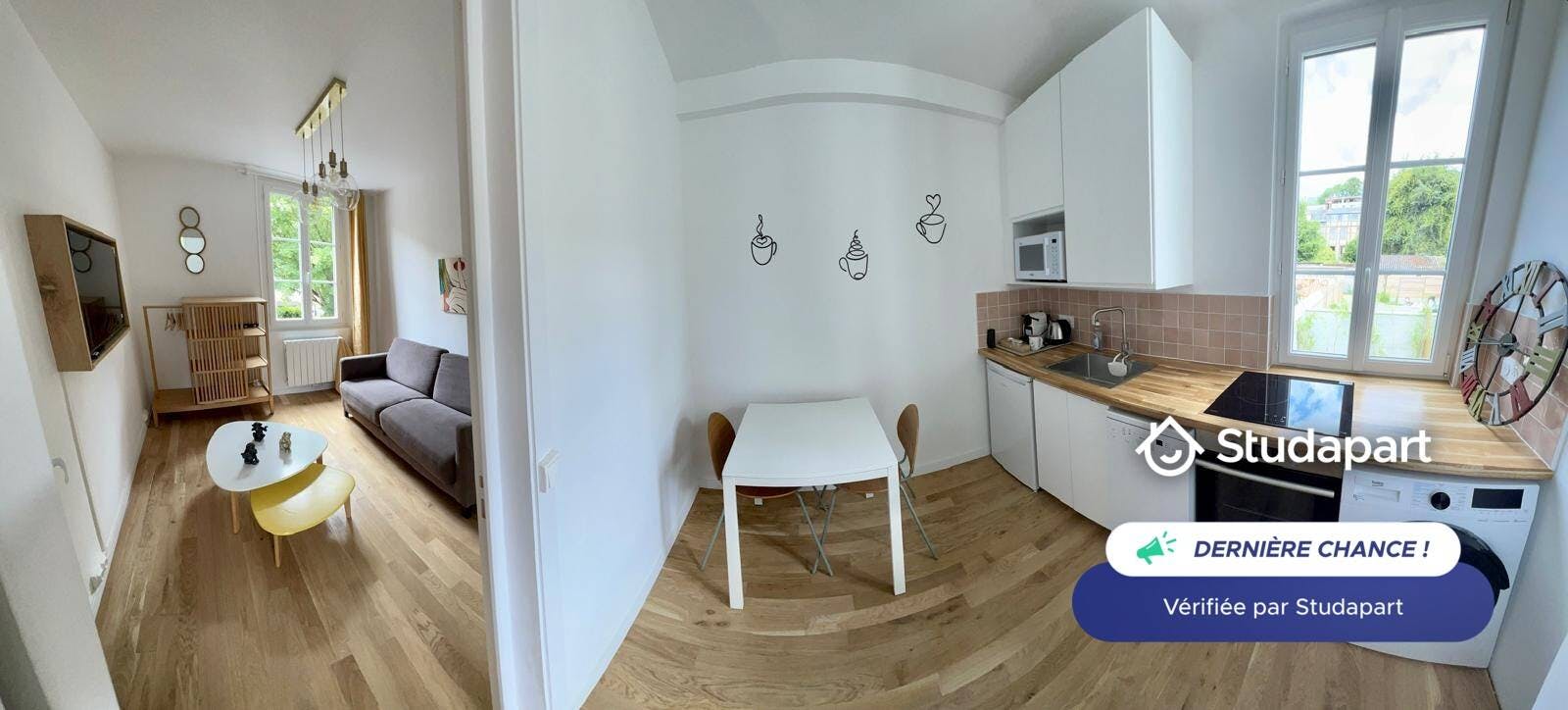 Appartement te huur voor € 500 per maand in Rouen, Rue Poitron